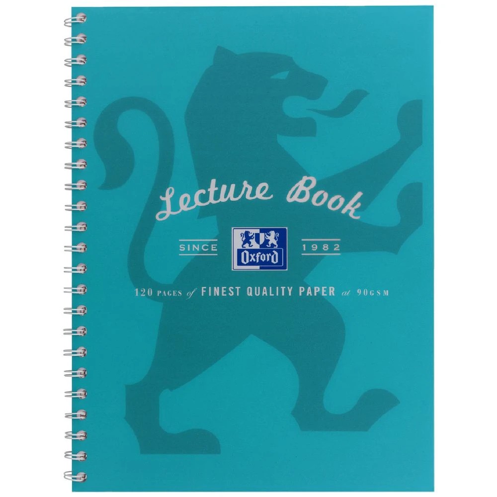 1 Oxford A4 Lecture Book 120 Page with Scribzee App Aqua, 1 of 6