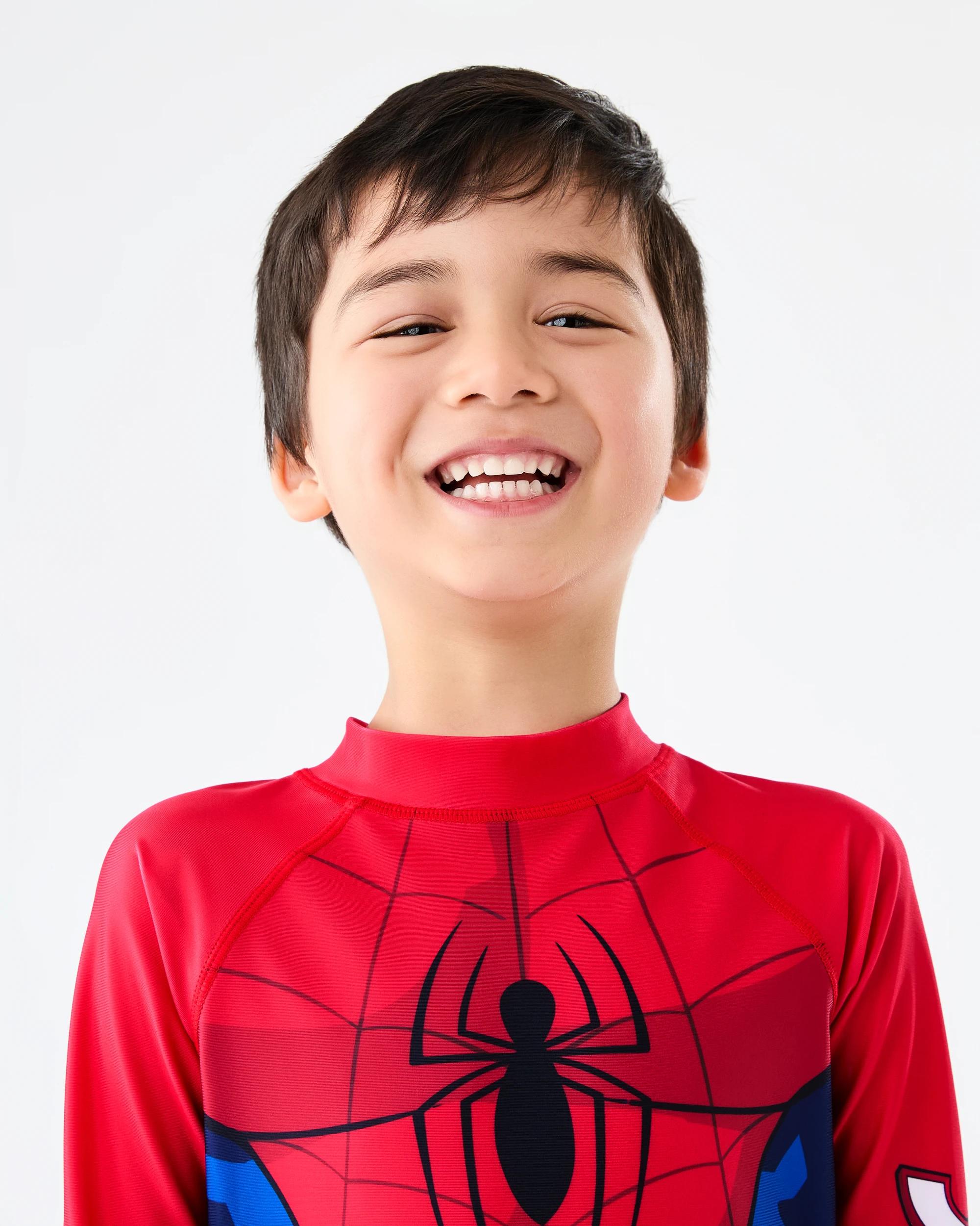 5 Spider-Man License Long Sleeve Swimsuit Spiderman, 5 of 9