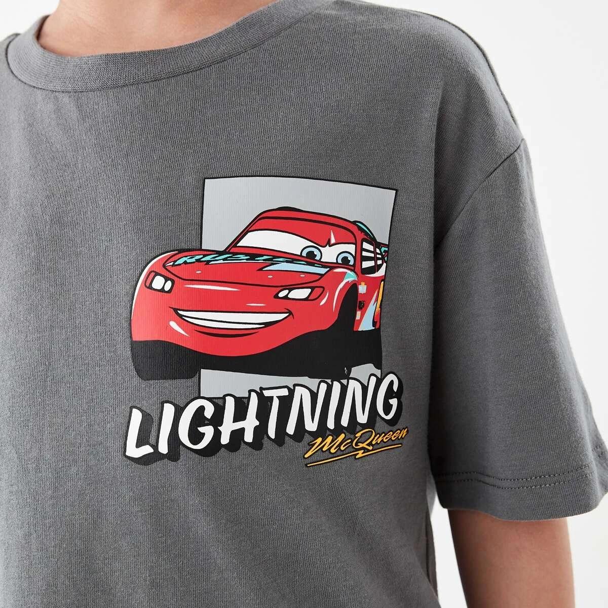 4 Cars License Short Sleeve T-shirt CARS LIGHTNING AND LETS GOOO, 4 of 9