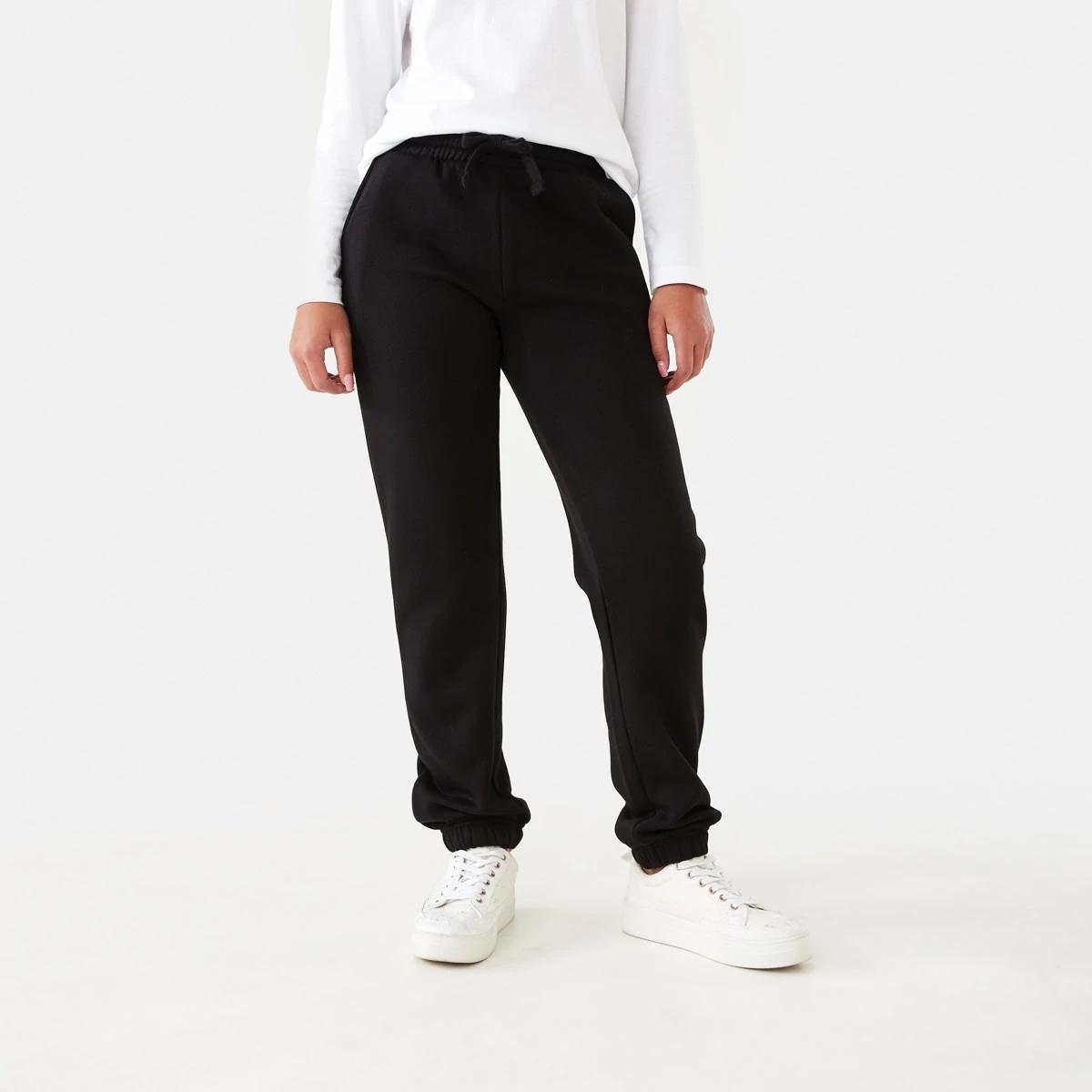 1 Basic Trackpants Black, 1 of 8