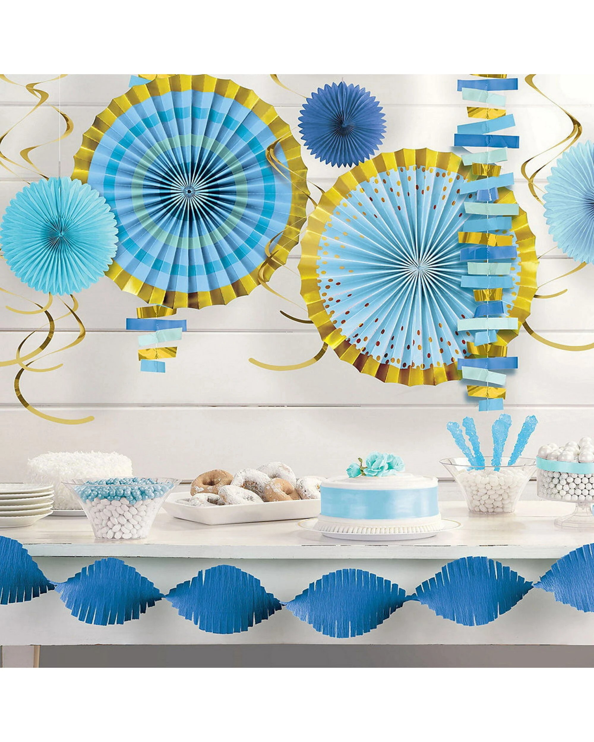1 Anagram Baby Shower Boy Room Decorating Kit - Blue, 1 of 1