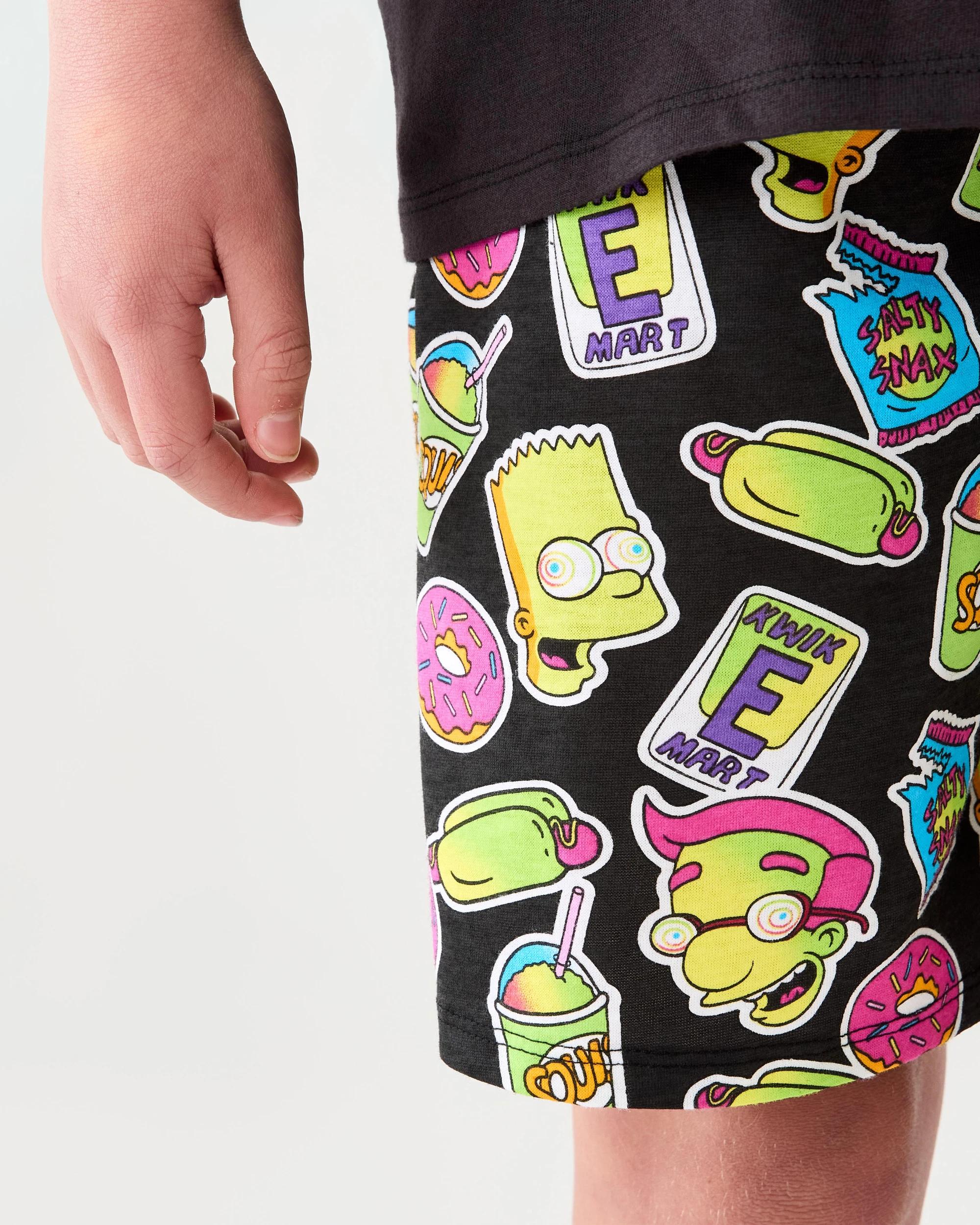 5 The Simpsons License Pyjama Set Blk Simpso, 5 of 9