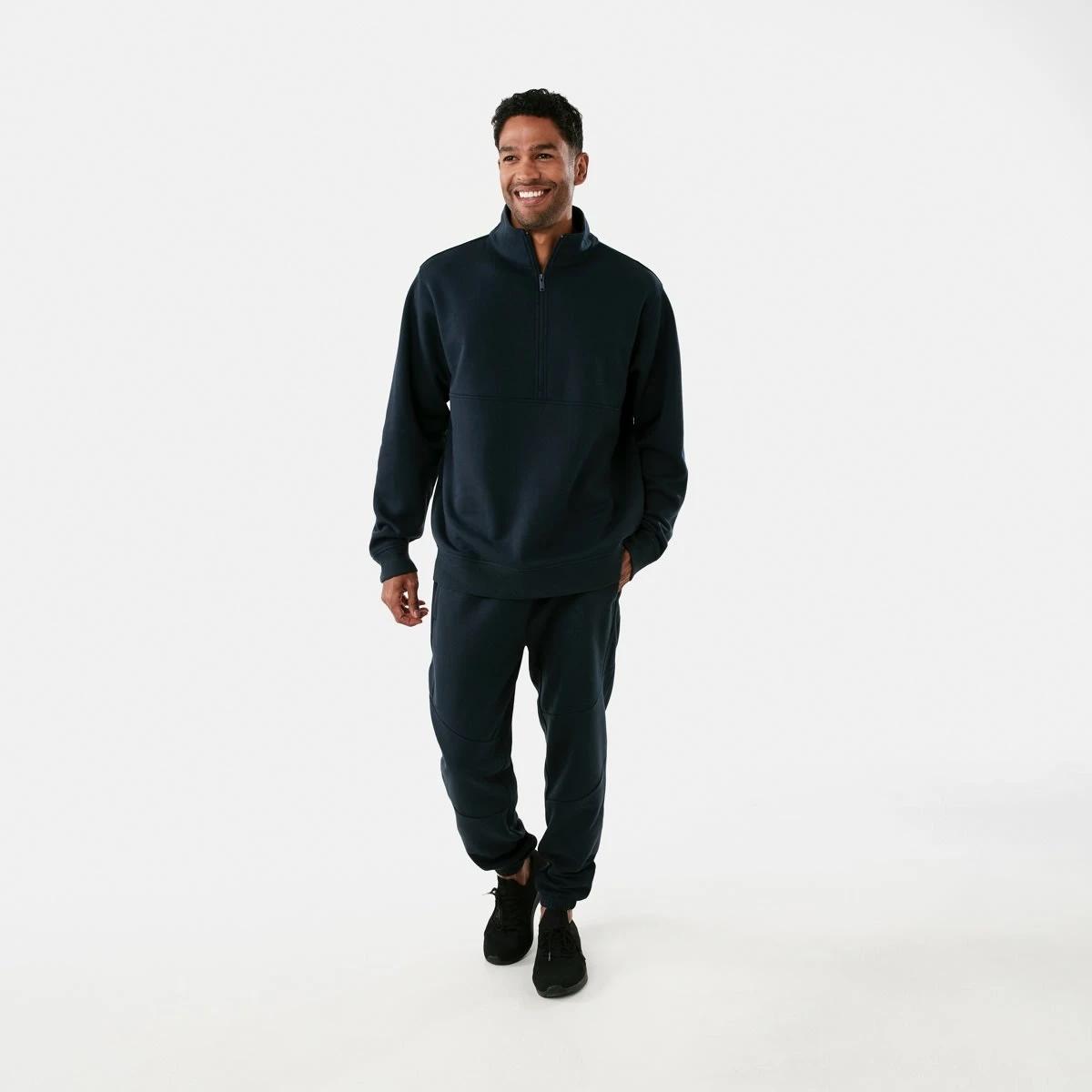 6 Active Mens Panel Trackpants SHADE NAVY, 6 of 6