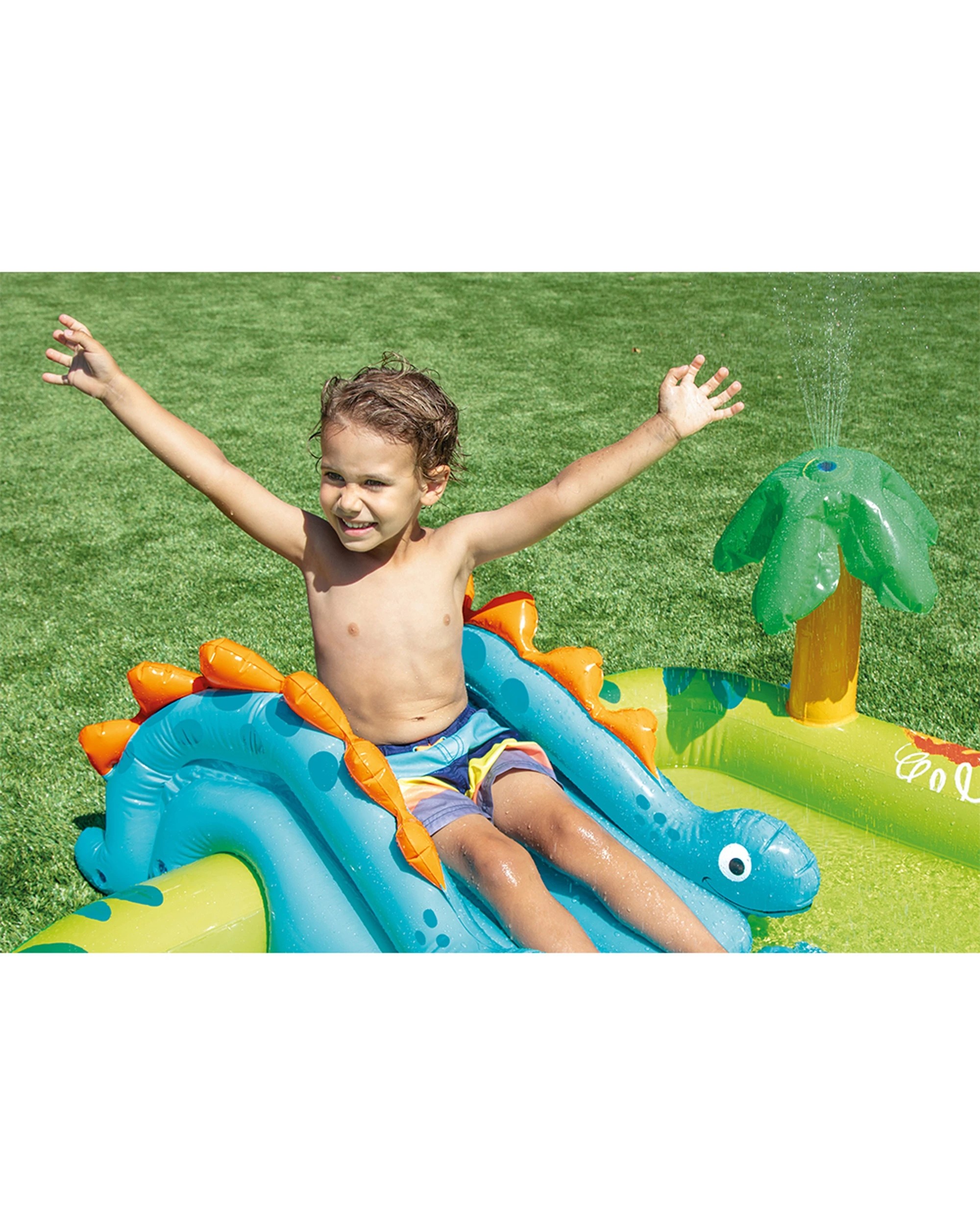 4 Intex Inflatable Little Dino Kids Play Center - Multi, 4 of 7