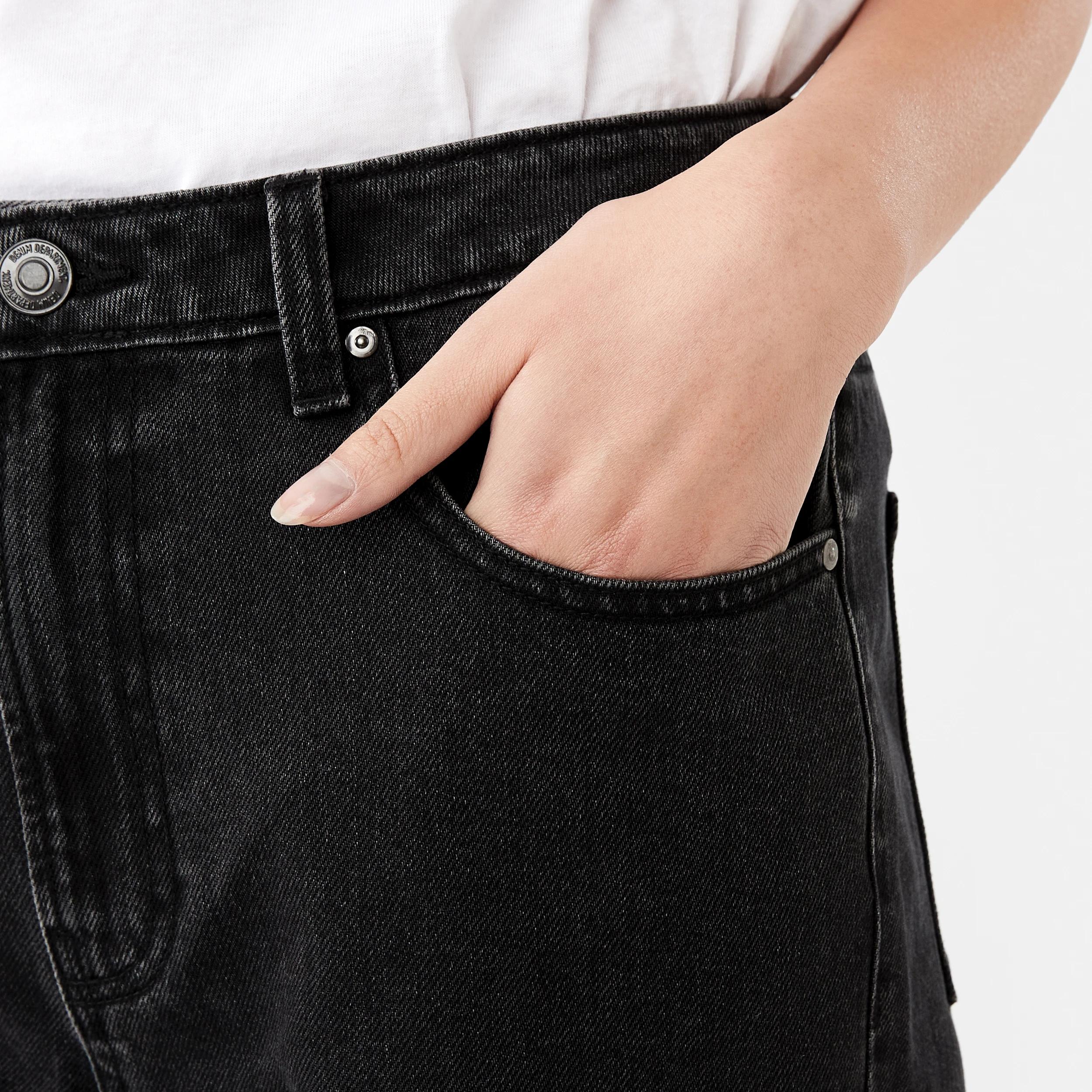 6 Straight Leg Jeans BLACK WASH, 6 of 9