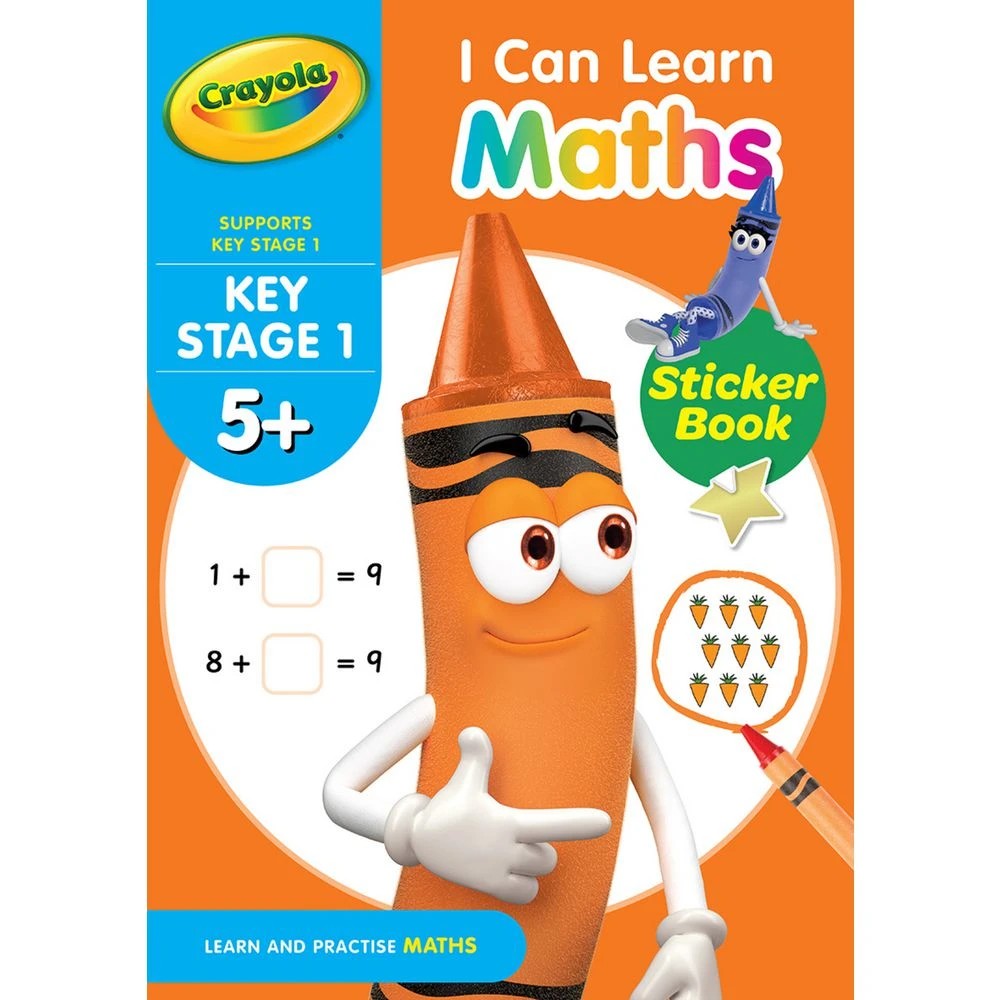 1 Crayola Early Years 5+: I Can Get Learn Maths 32 Pages, 1 of 1