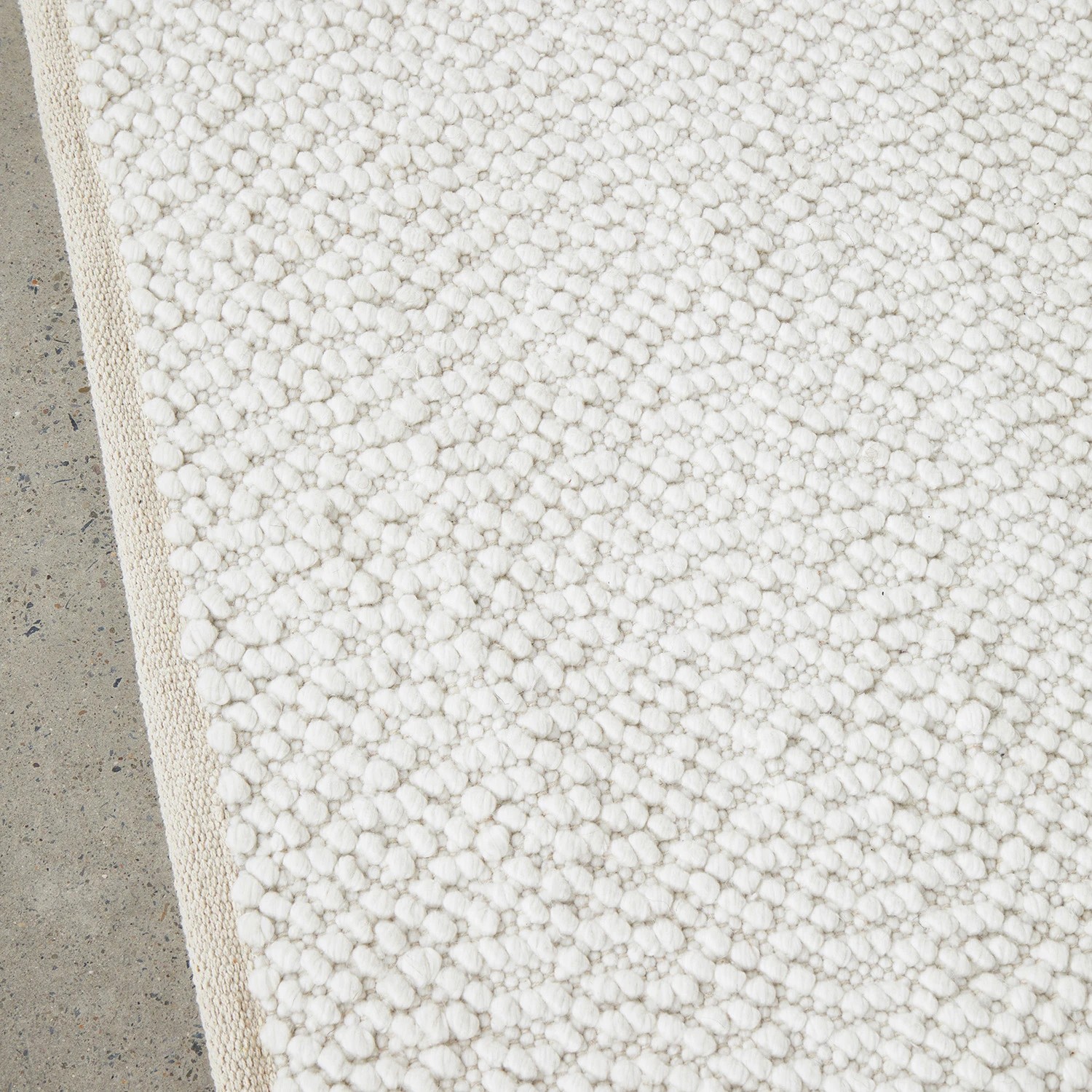 4 Common Ground Rugs Tactile 380x280cm - Extra Large Hand Woven Floor Rug - White, 4 of 6