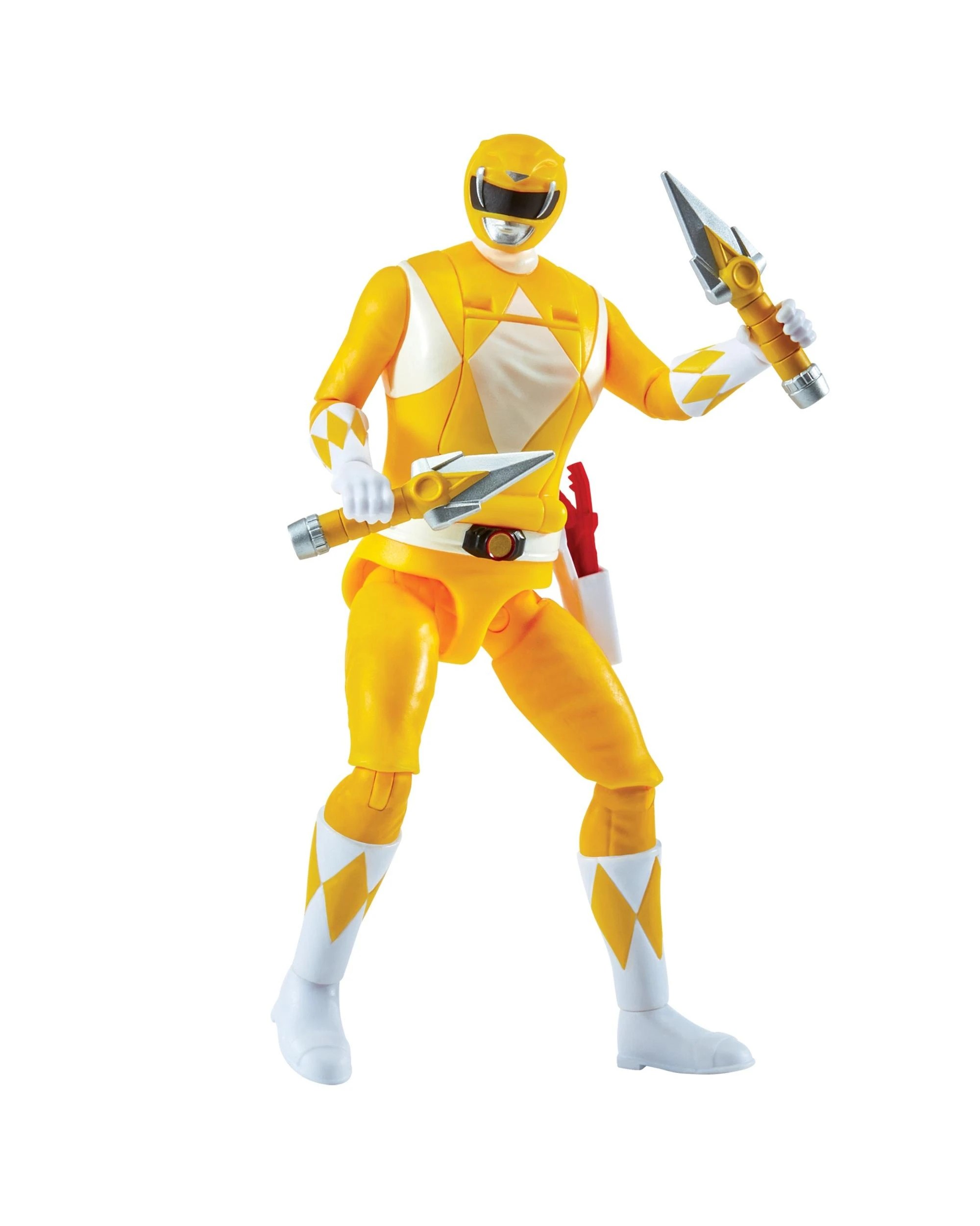 3 Mighty Morphin Power Rangers Re-Ignition Auto-Morphin Yellow Ranger Action Figure, 3 of 9