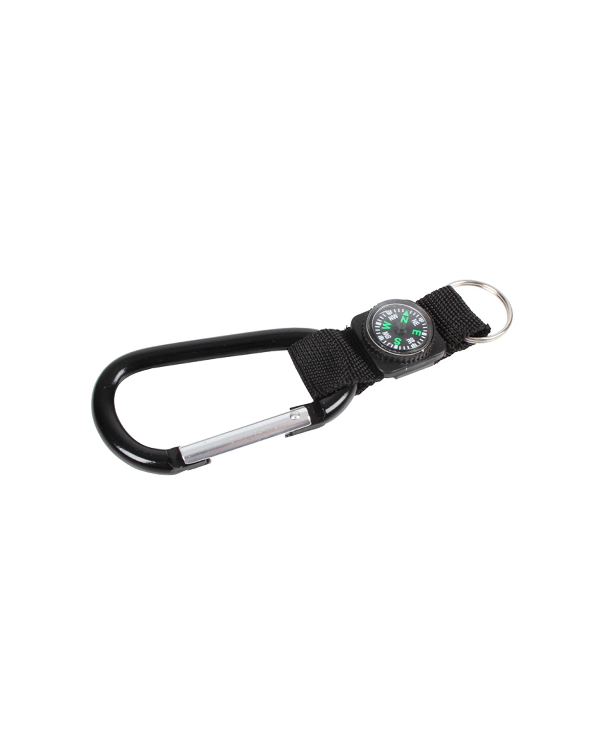 1 Wildtrak Carabiner Compass Outdoor Navigation Camping Accessory - Black, 1 of 1