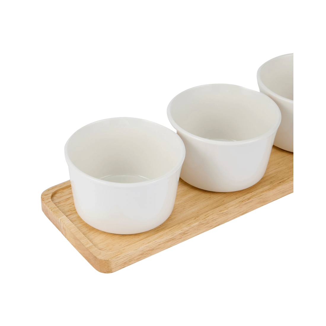 4 4 Piece White Serve Set, 4 of 5