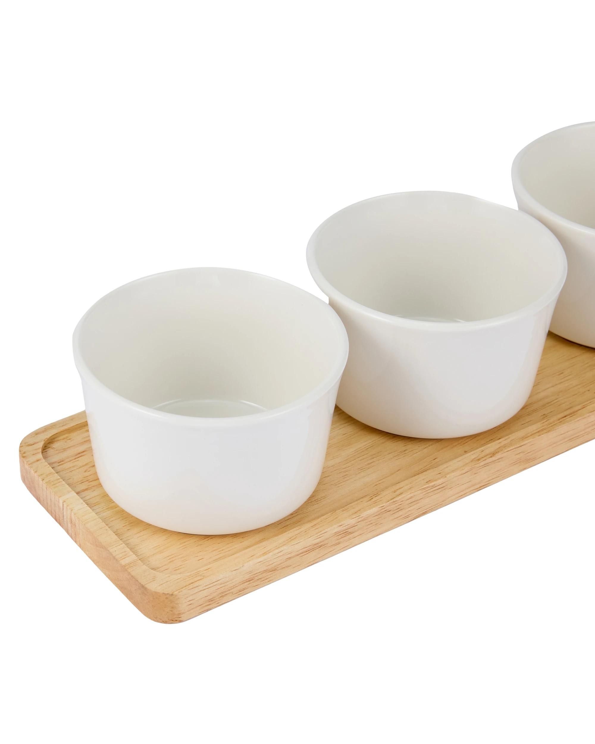 4 4 Piece White Serve Set, 4 of 5