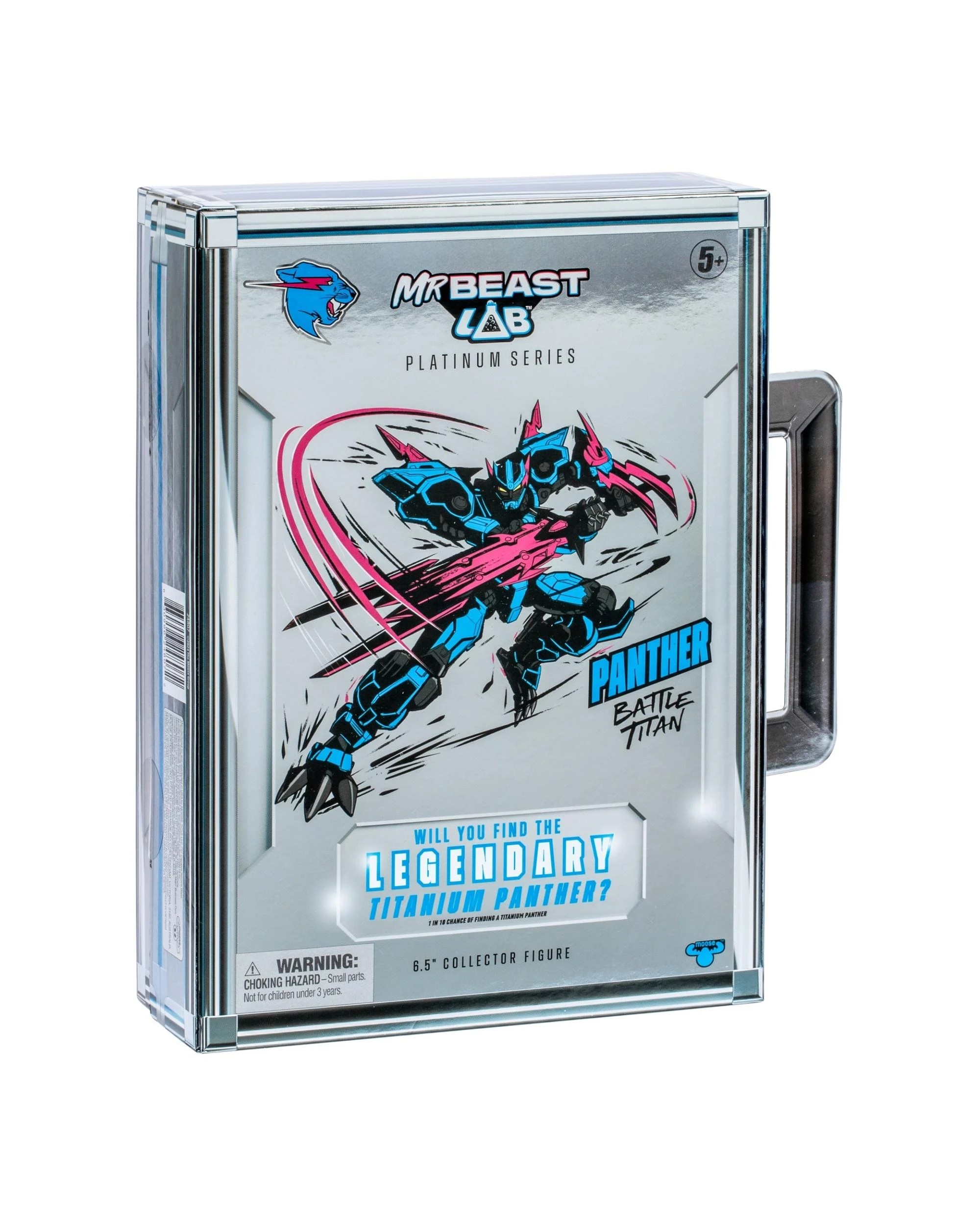 4 Mr Beast Lab Platinum Series S2 W1 Collector Pack Panther Battle Titan Figure, 4 of 9