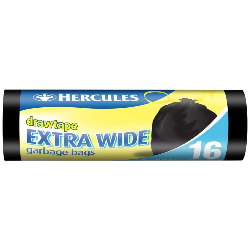 2 Hercules Extra Wide Garbage Bags 56L 192 Pack, 2 of 2