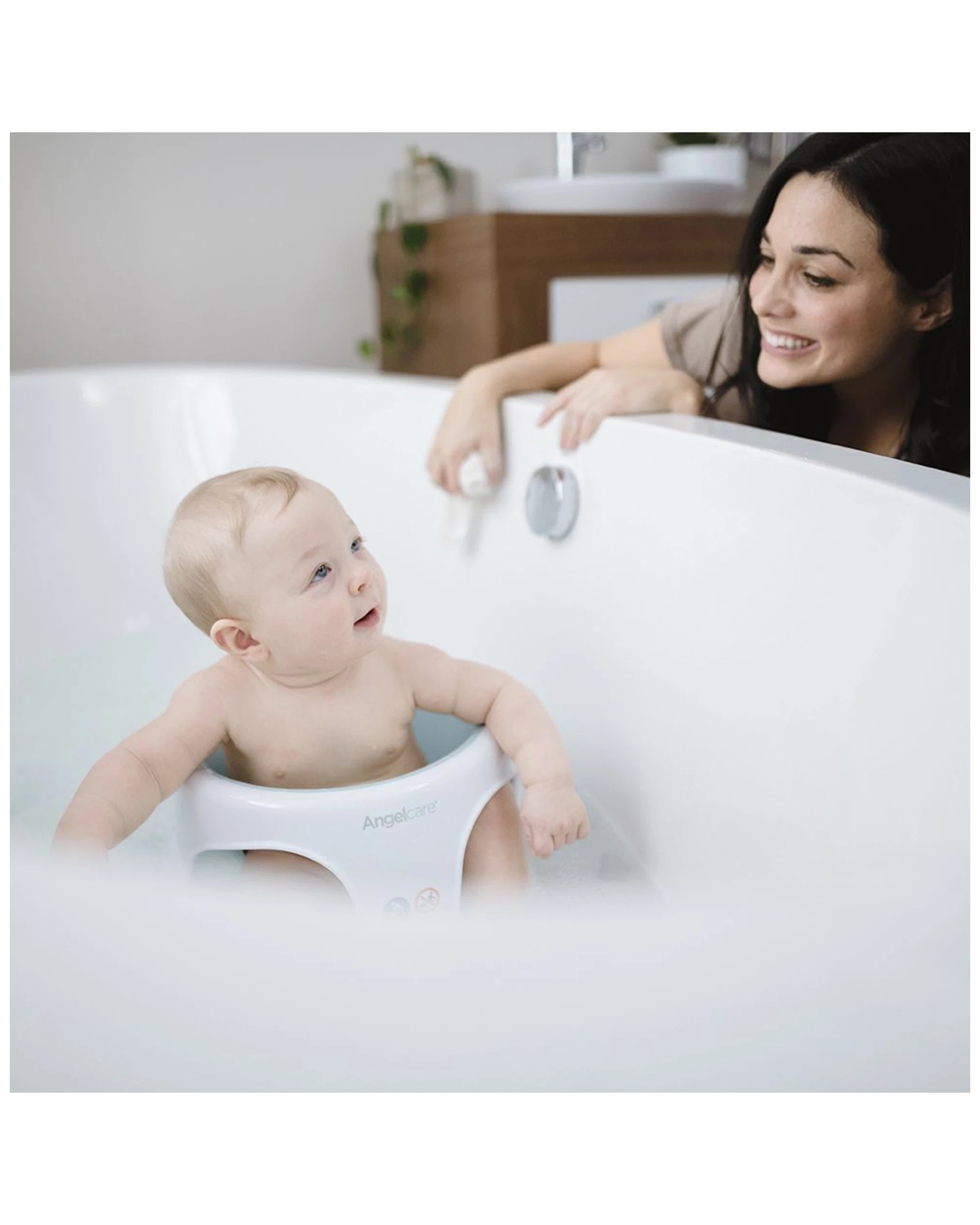 4 Angelcare Bath Soft Touch Ring Seat Baby 6-10m 11kg - Blue, 4 of 4