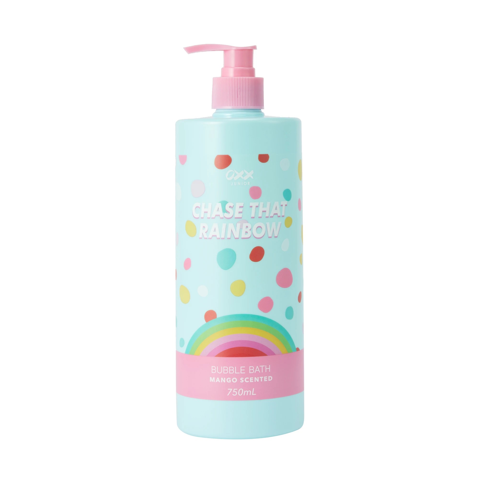 1 OXX Junior Bubble Bath 750ml - Chase That Rainbow, Mango Scented, 1 of 6