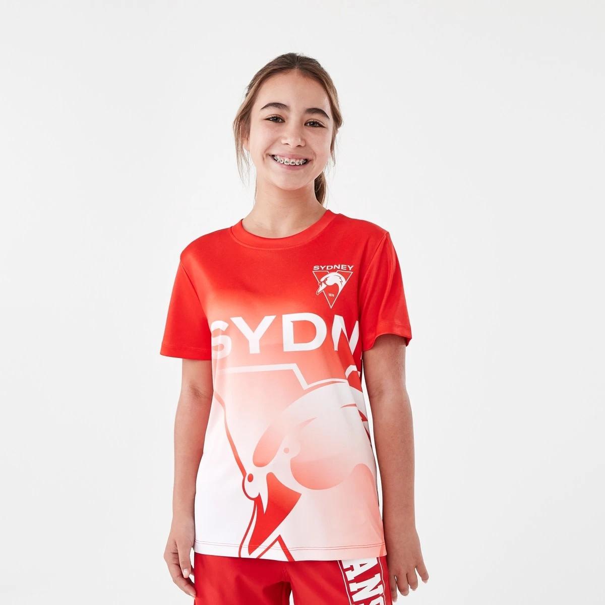 2 Official AFL Kids Training T-shirt Sydney, 2 of 10