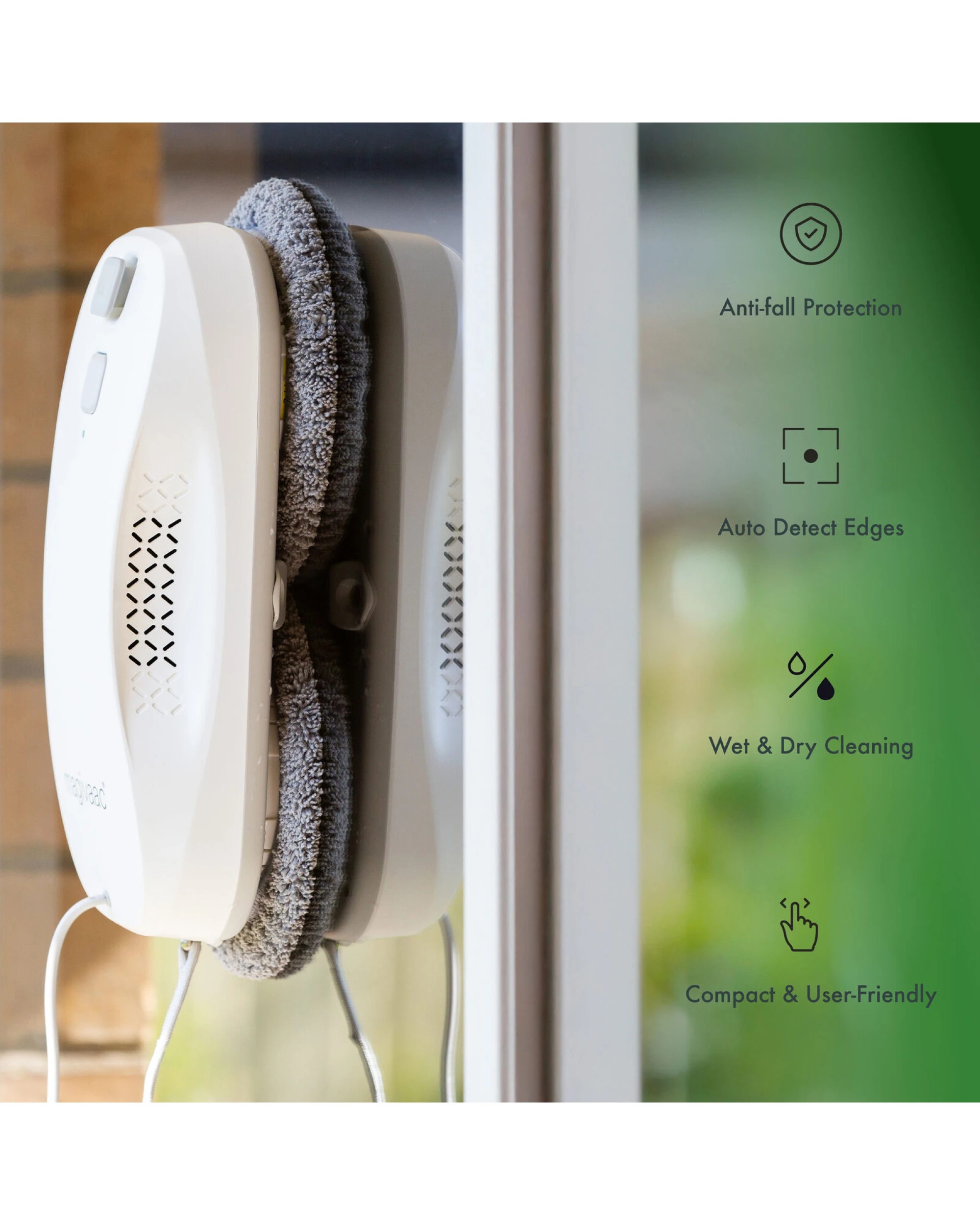 2 Magivaac Robot Window Cleaner, with Remote Control Capability via Smart App, 2 of 10