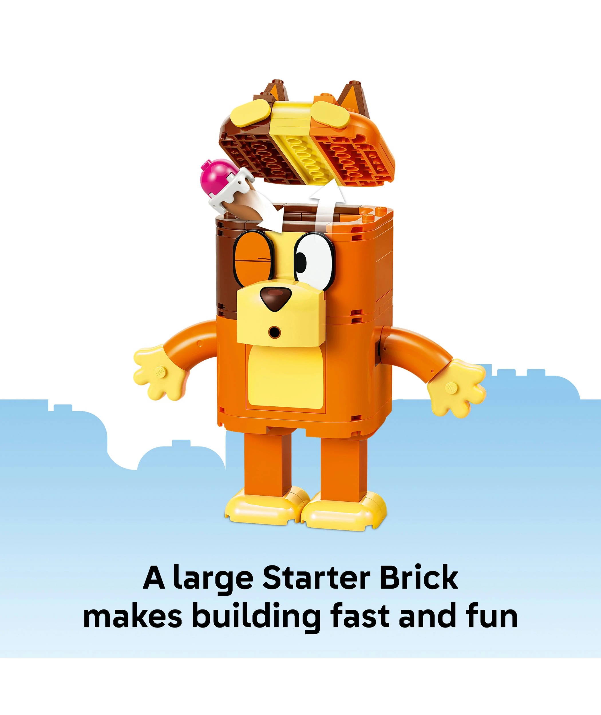 4 LEGO Bluey Brick-Built Bluey Family 11217, 4 of 10