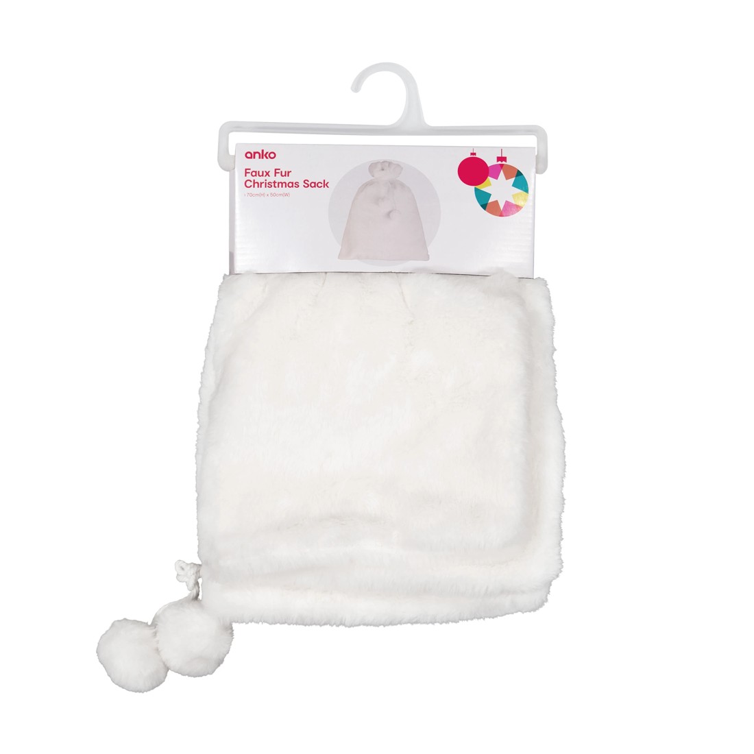 4 Faux Fur Christmas Sack, 4 of 4