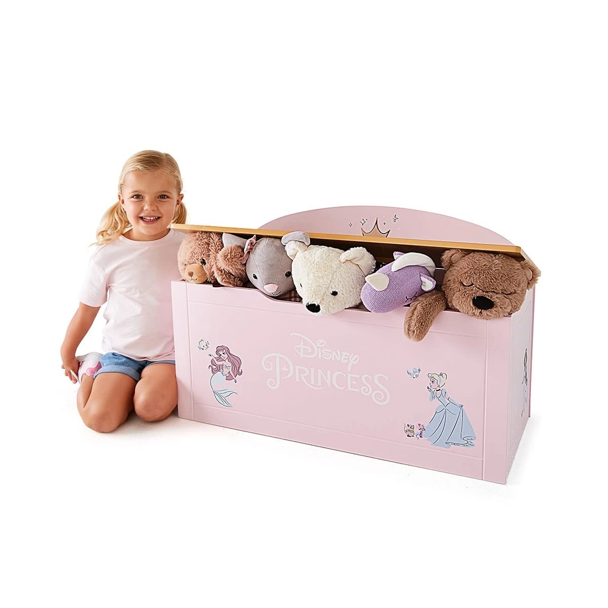 2 Disney Princess Wooden Storage, 2 of 10