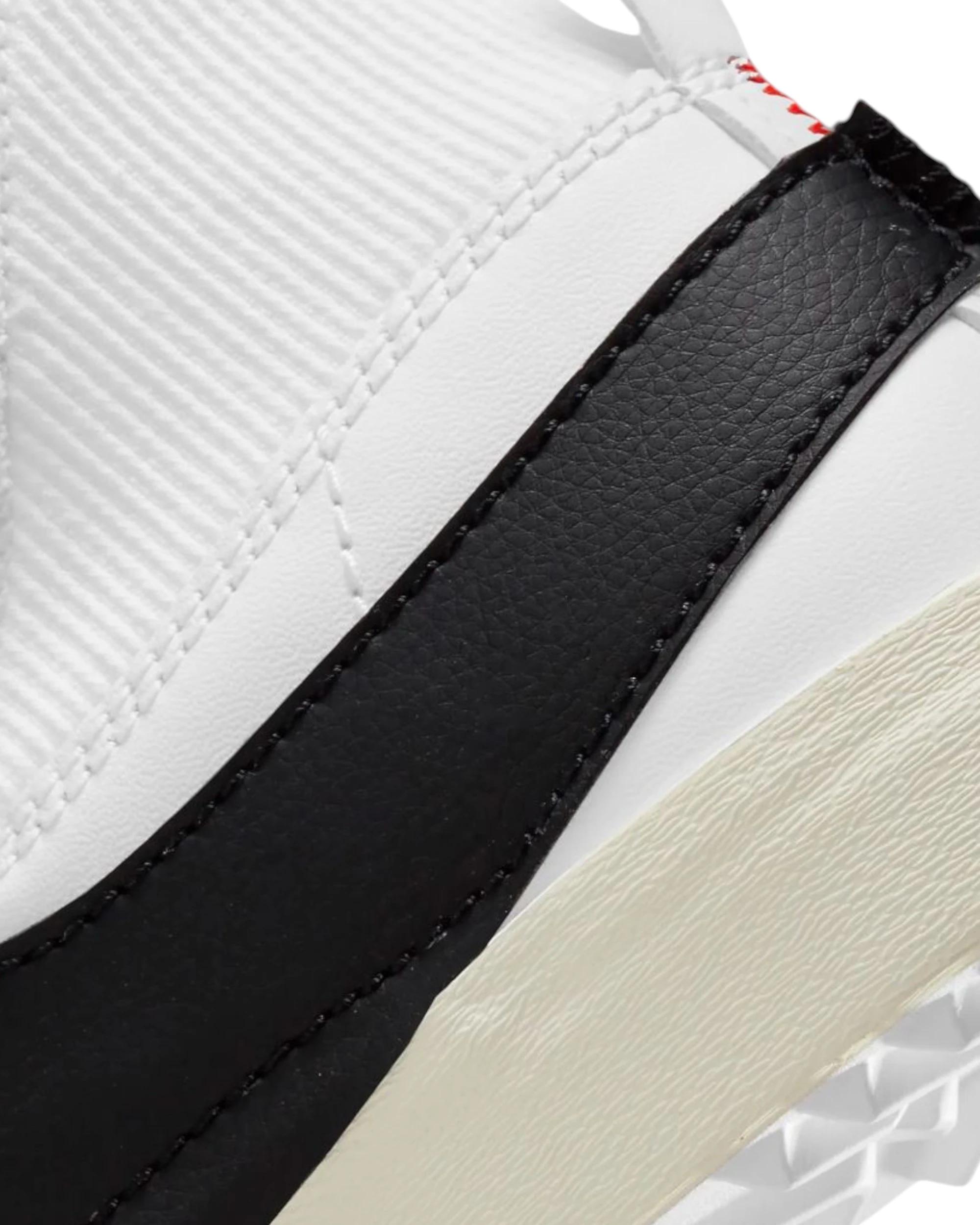 6 Nike Mens Blazer Mid 77 Jumbo White/ Black Athletic Shoes WHITE/BLACK, 6 of 9