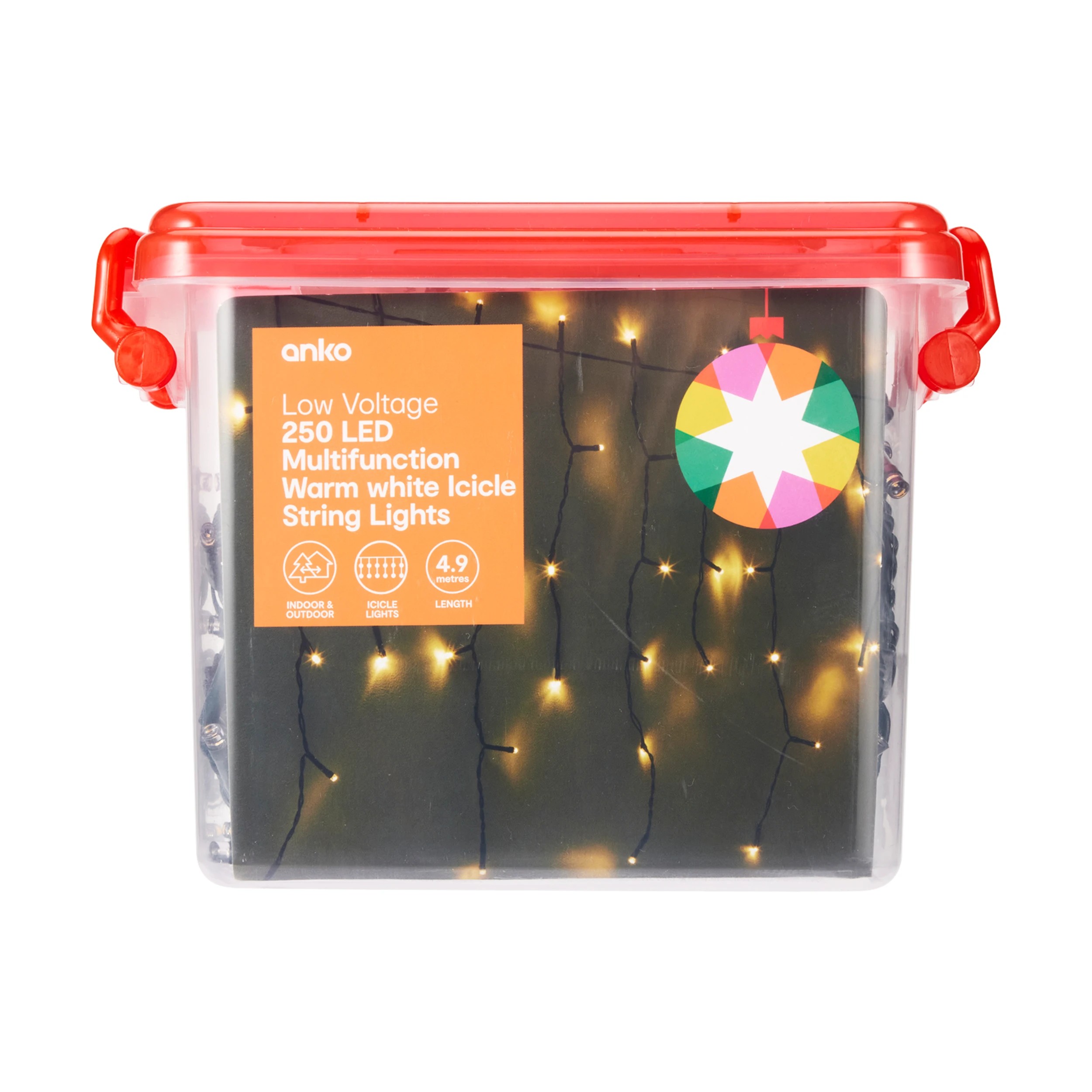 7 Low Voltage 250 LED Multifunction Warm White Icicle String Lights, 7 of 8