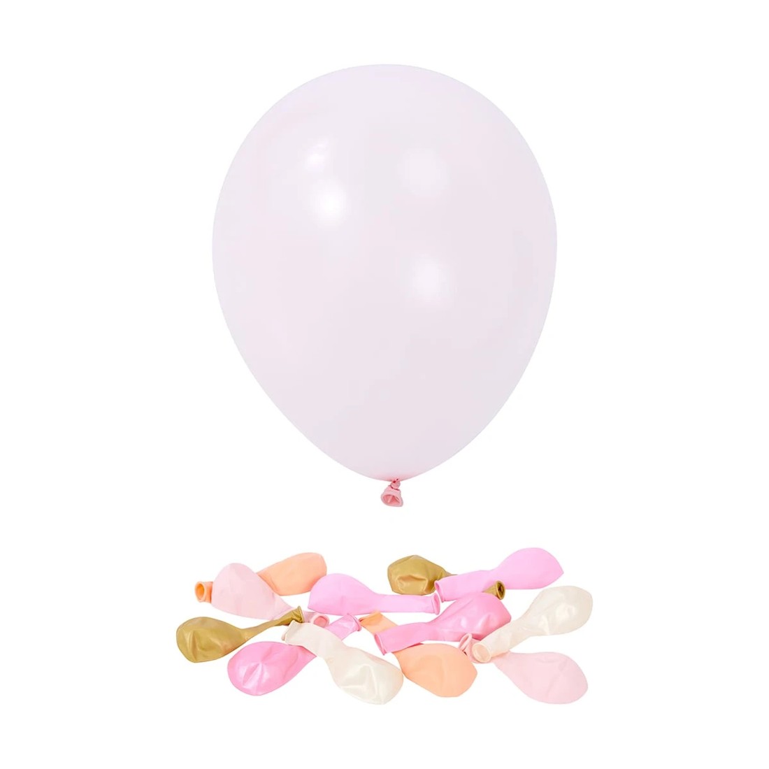 3 Peachy Pink Balloon Garland, 3 of 6