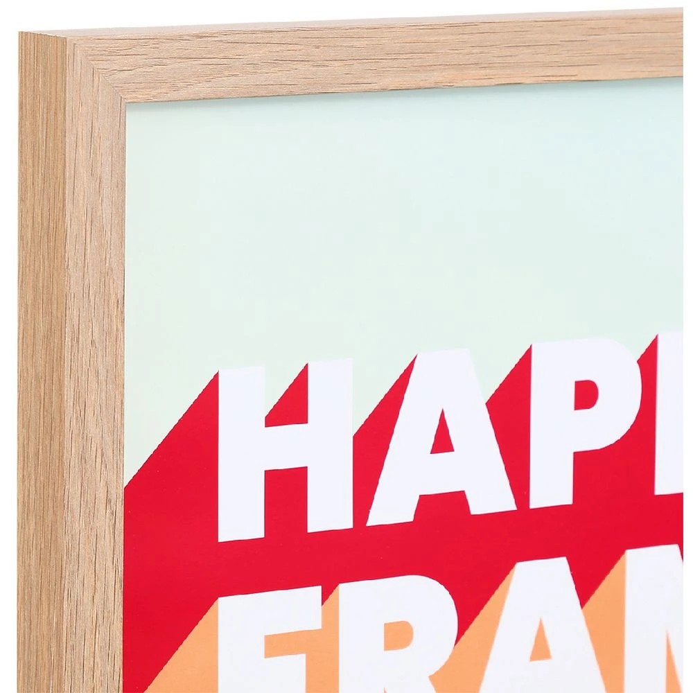 3 Happy Frames 50 x 70CM Poster Frame Oak, 3 of 4