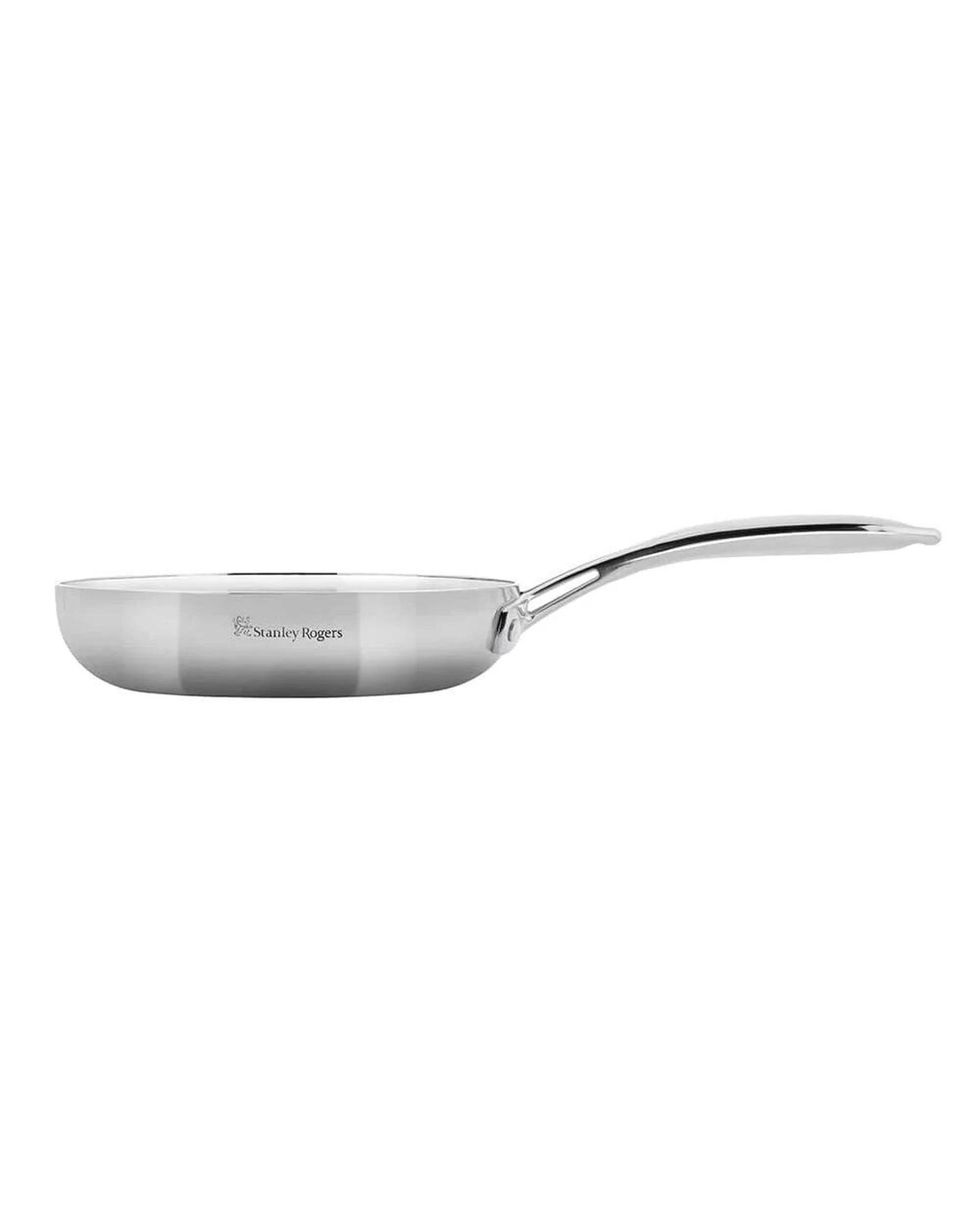 2 Stanley Rogers TryPly Helix Frypan 20cm Stainless Steel Suits Induction, 2 of 6