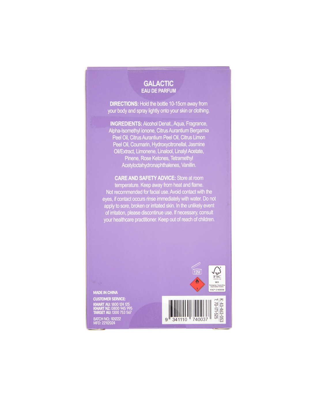 6 OXX Fragrance Galactic Eau De Parfum 50ml, 6 of 6