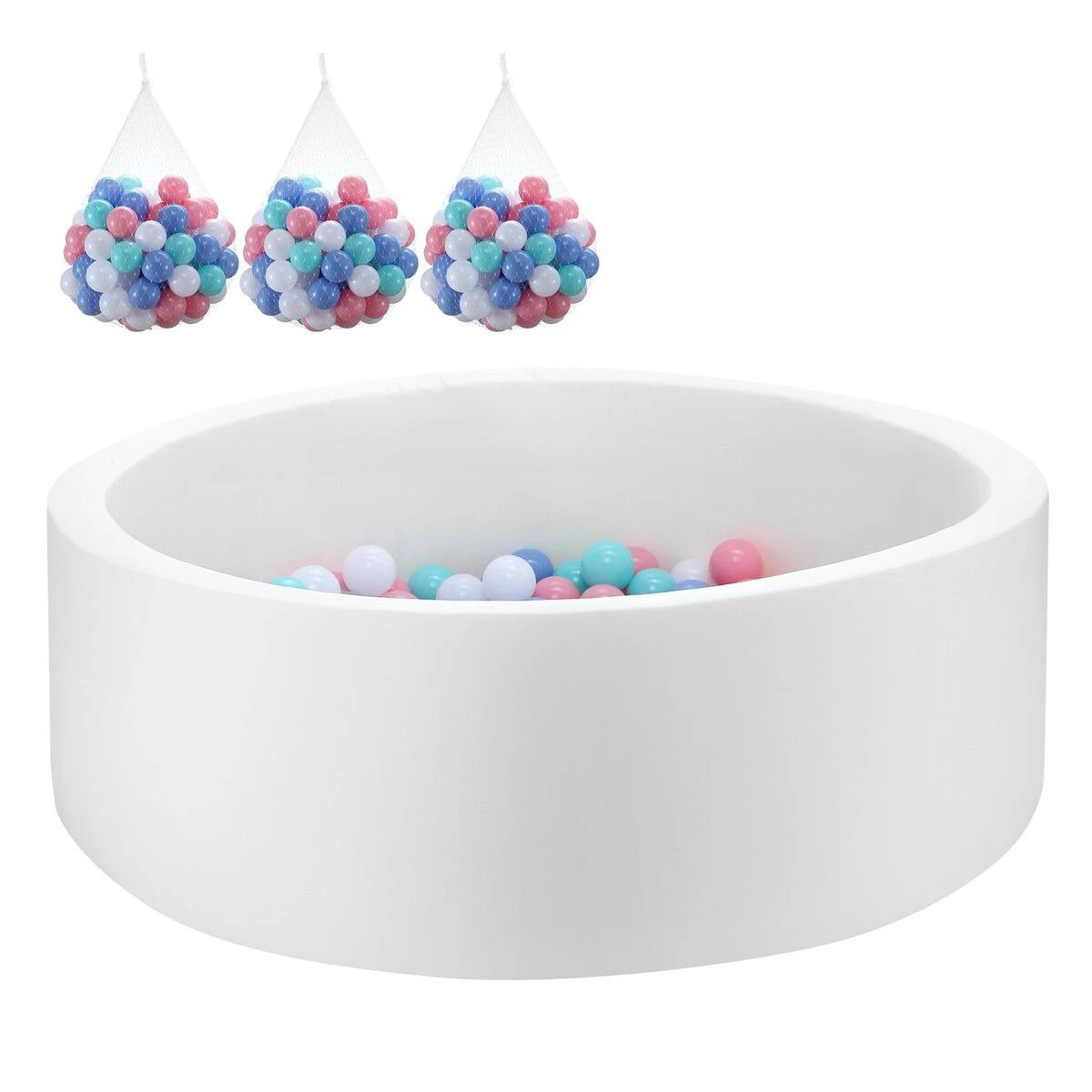 3 AUSWAY Foam Ball Pit Toy Pool Childrens Soft Play Ground Playpen, 3 of 3