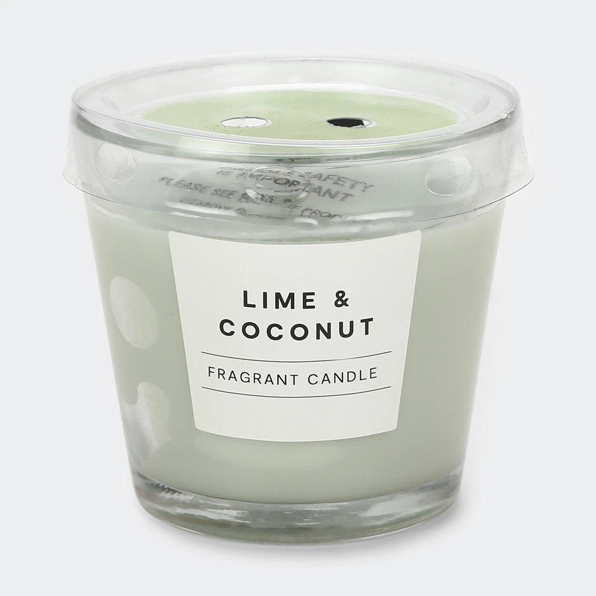 6 Lime and Coconut Fragrant Candle in Glass, 6 of 7