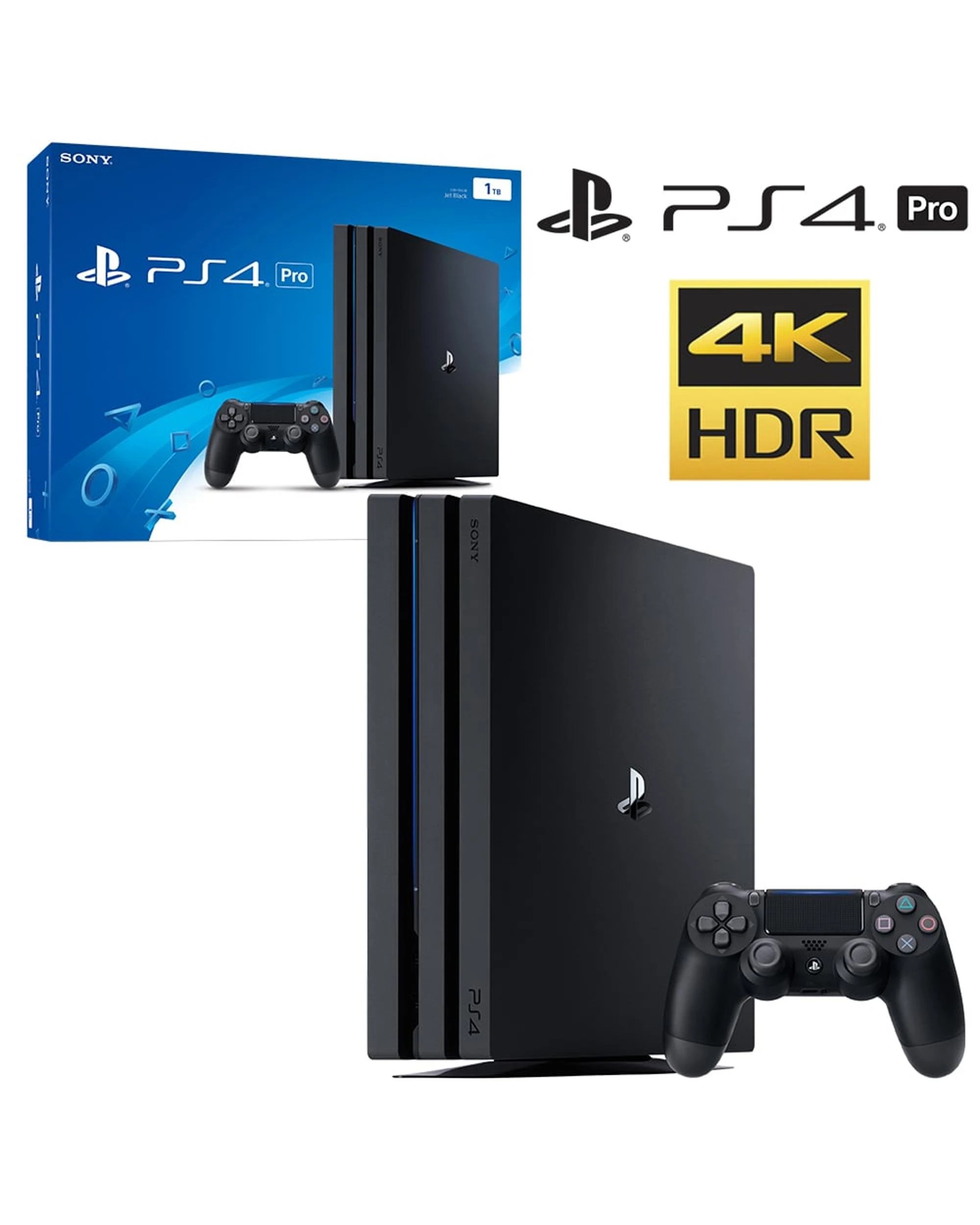 1 PlayStation 4 Pro 1TB Black Console - Black, 1 of 6