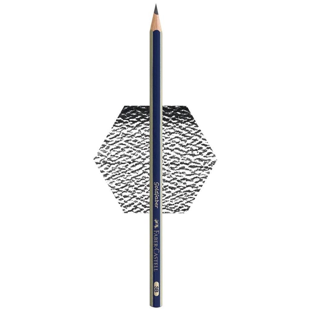 3 Faber-Castell Goldfaber Graphite Pencil 3B, 3 of 6