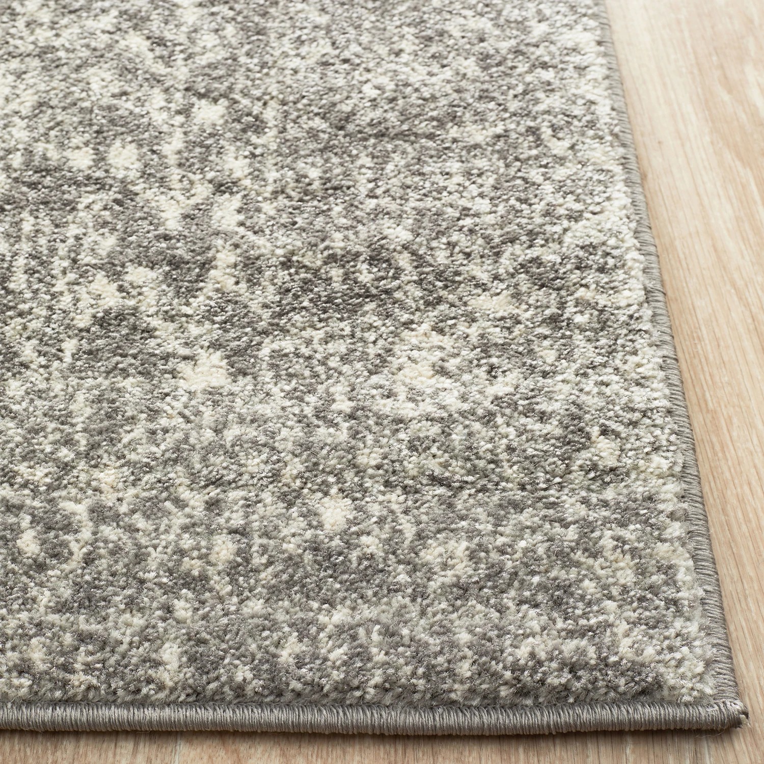4 Common Ground Rugs Encore 256 300x80cm - Medium Runner Power Loomed Pet Friendly Rug - Silver, 4 of 7