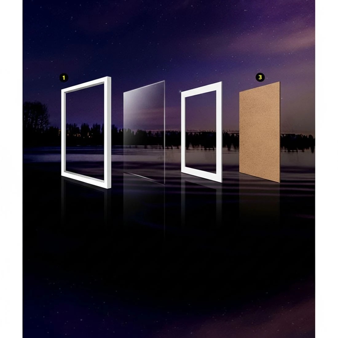 4 Artiss Photo Frames Art Holder 26PCS 8x10" 5x7" 4x6" 3.5x5" - White, 4 of 8