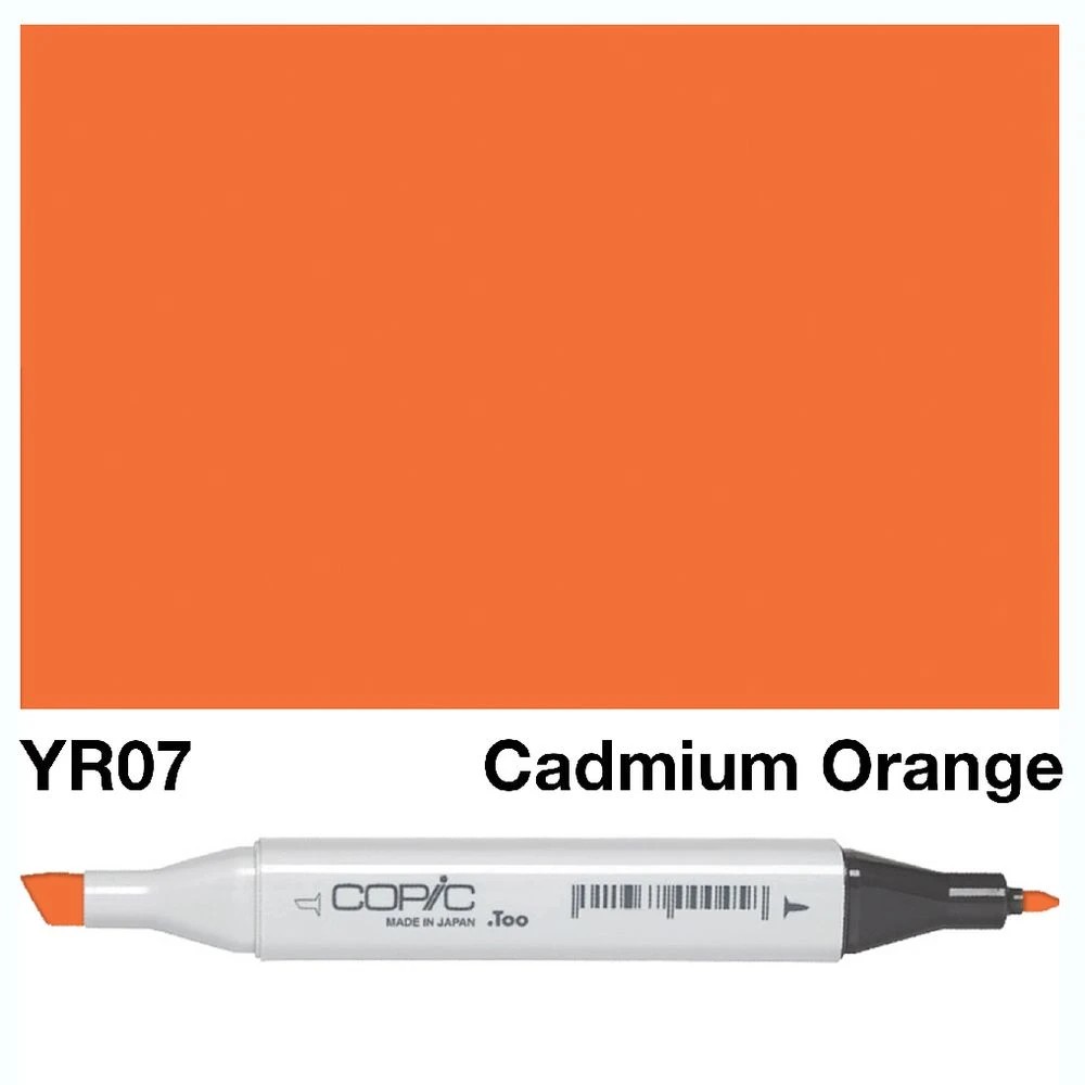 3 Copic Classic Original Dual Nib Marker YR07 Cadmium Orange, 3 of 3