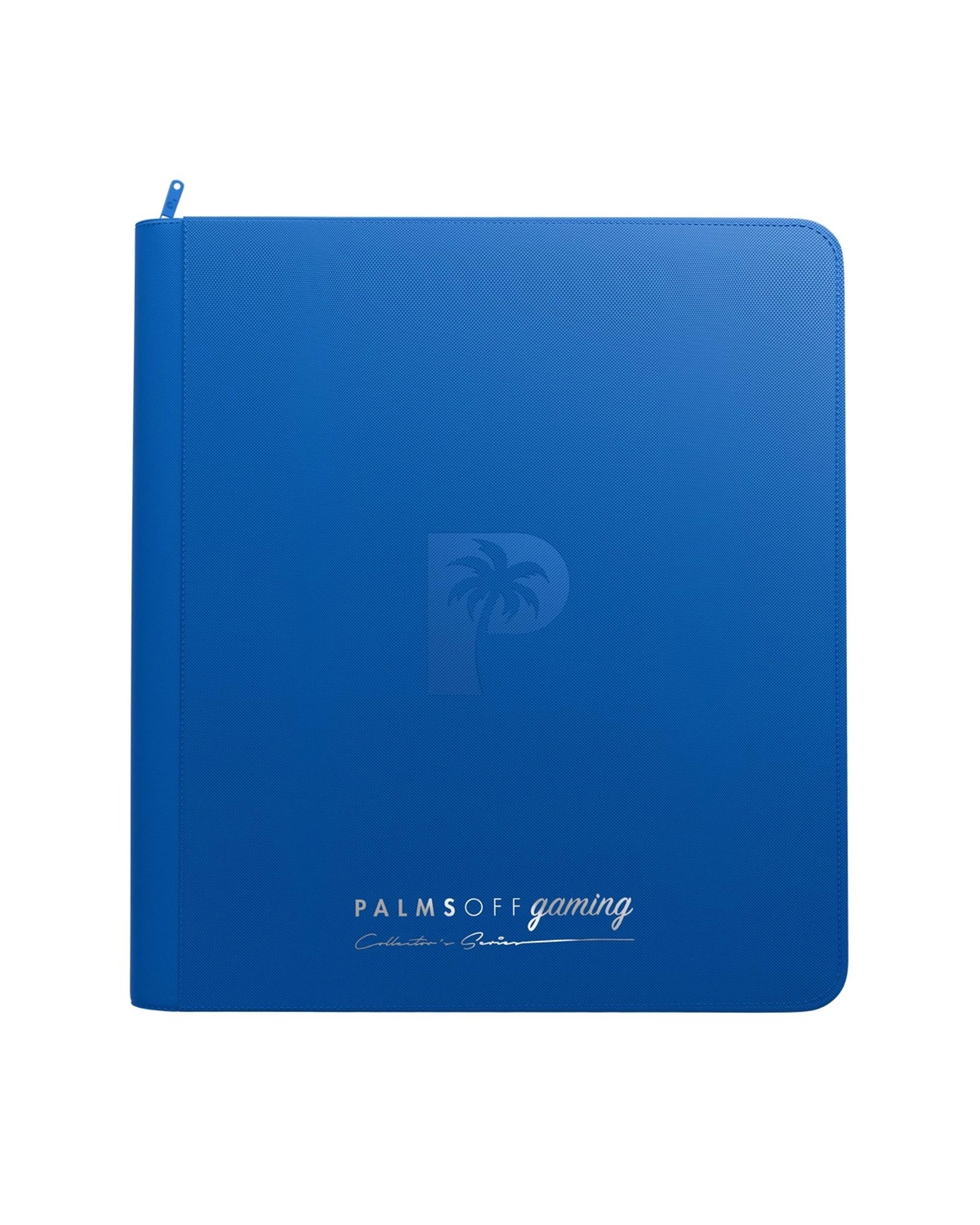 7 Palms Off Gaming Collector's Series 12 Pocket Zip Binder - Blue, 7 of 8