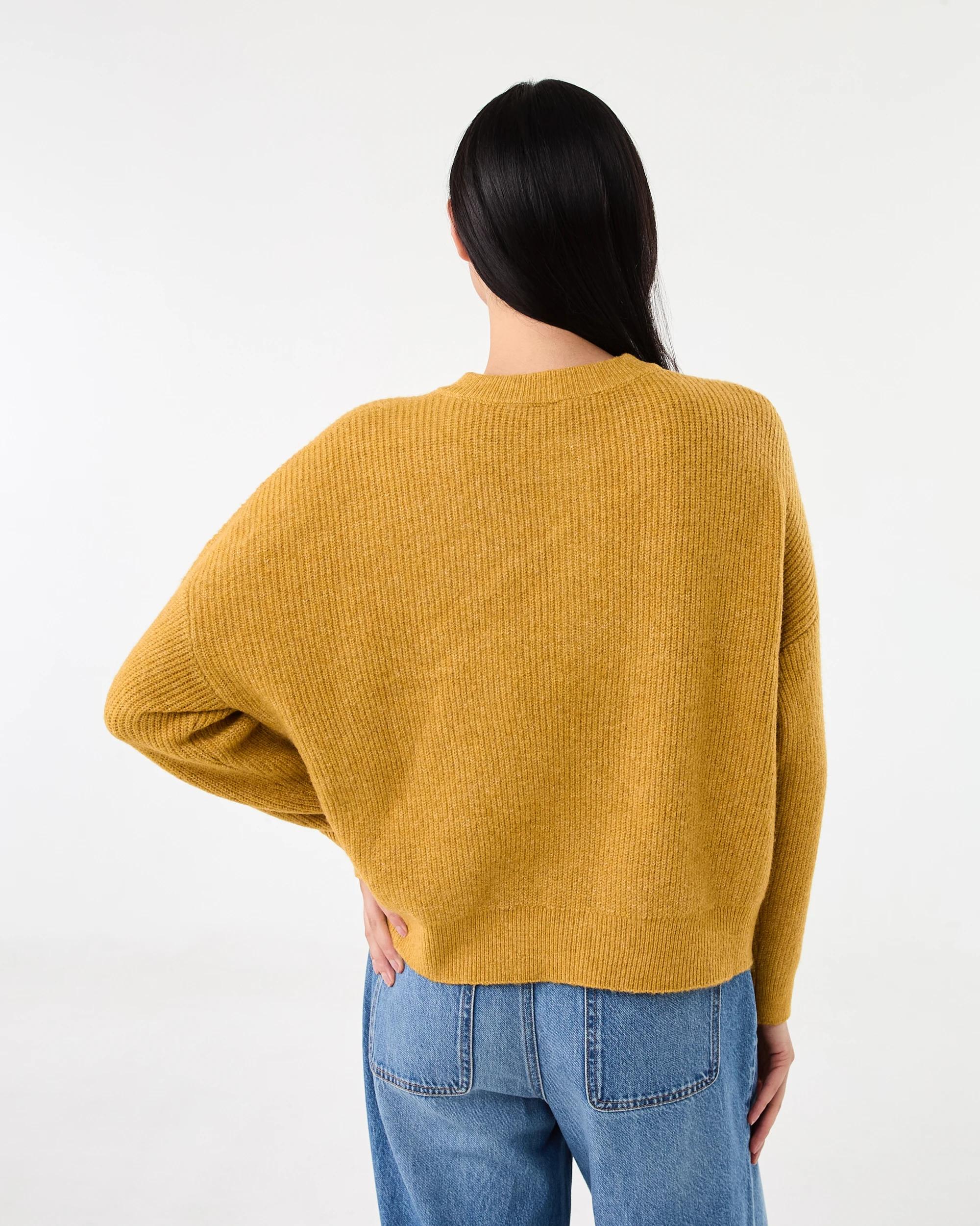 3 Quarter Button Jumper Yllw Brass, 3 of 6