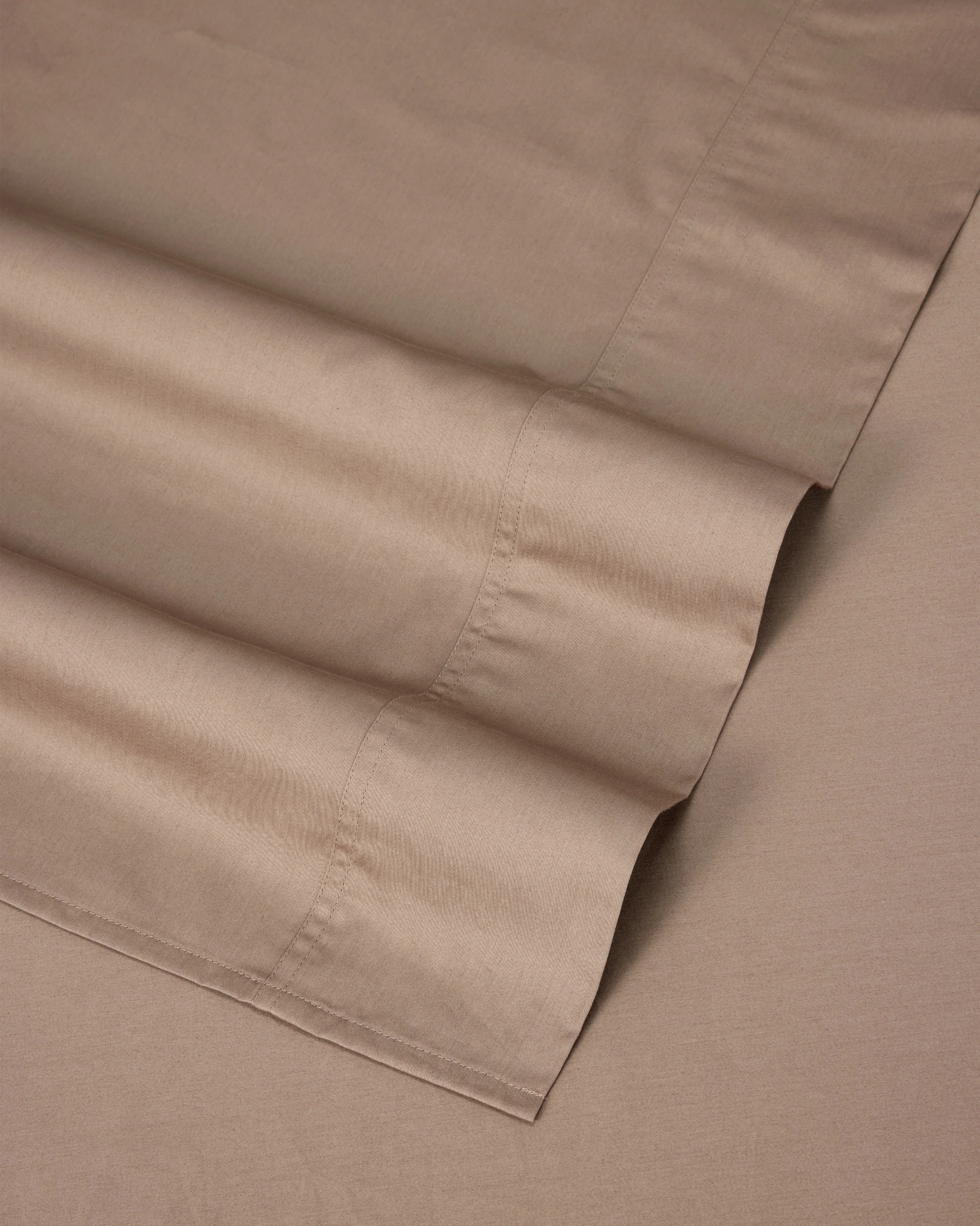 6 500 Thread Count Cotton Sheet Set - Mocha, King Bed, 6 of 7