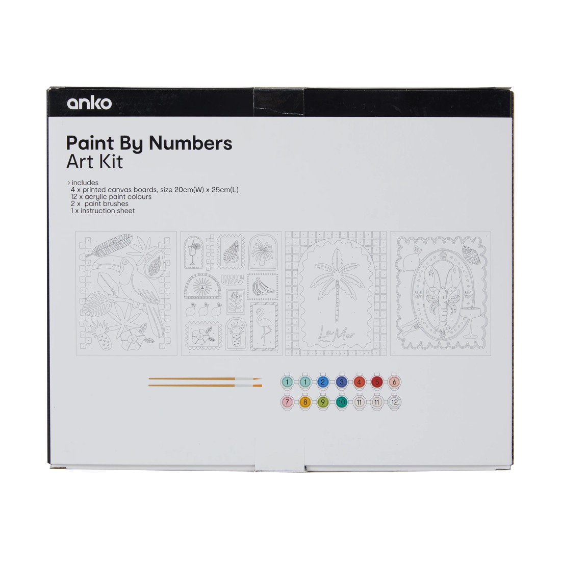 3 Paint by Numbers Art Kit, 3 of 3