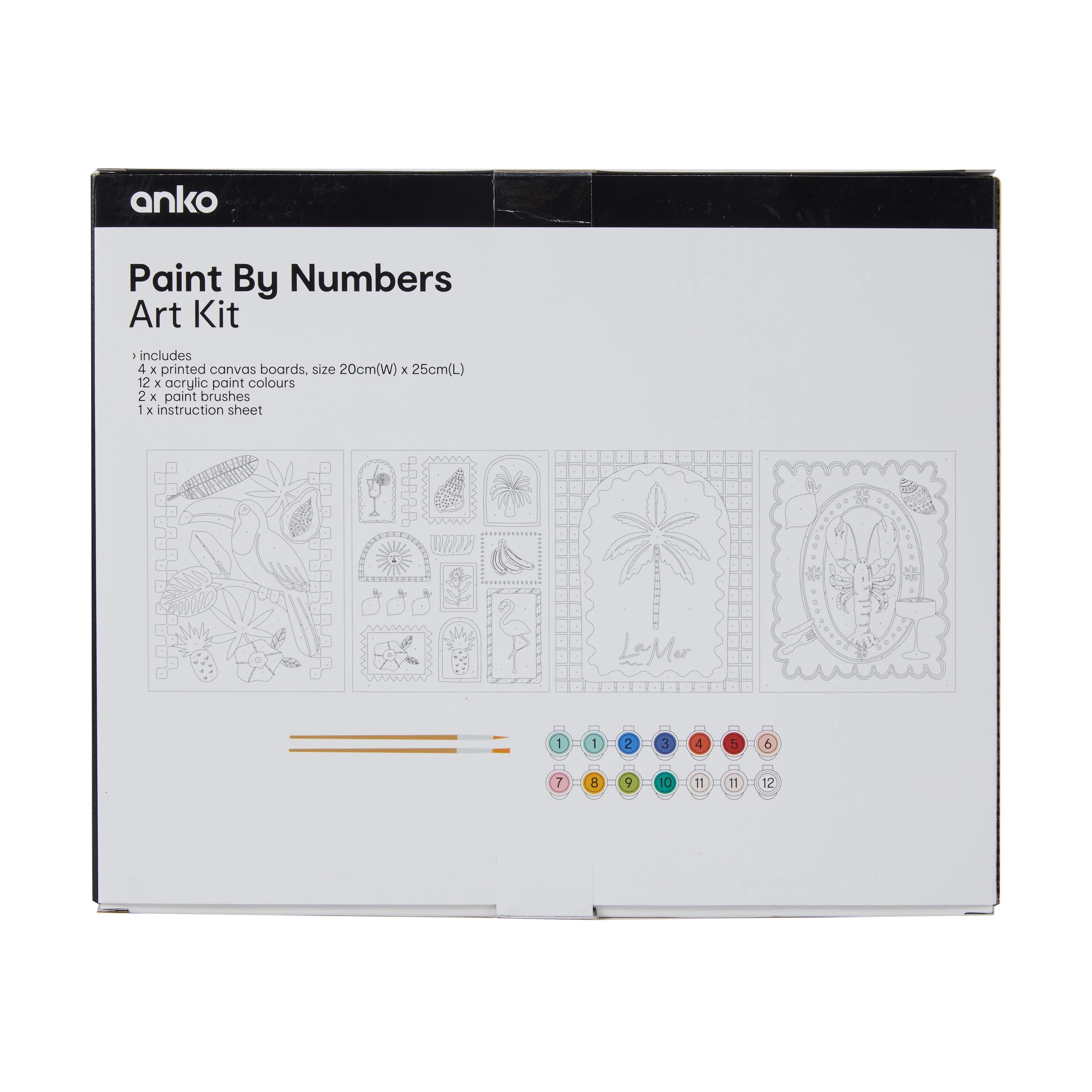 3 Paint by Numbers Art Kit, 3 of 3