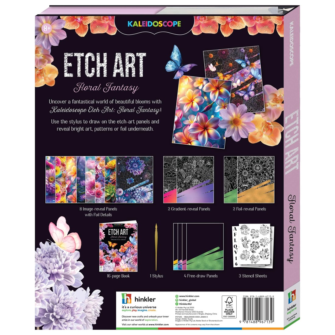 2 Kaleidoscope Etch Art: Floral Fantasy - Book, 2 of 7