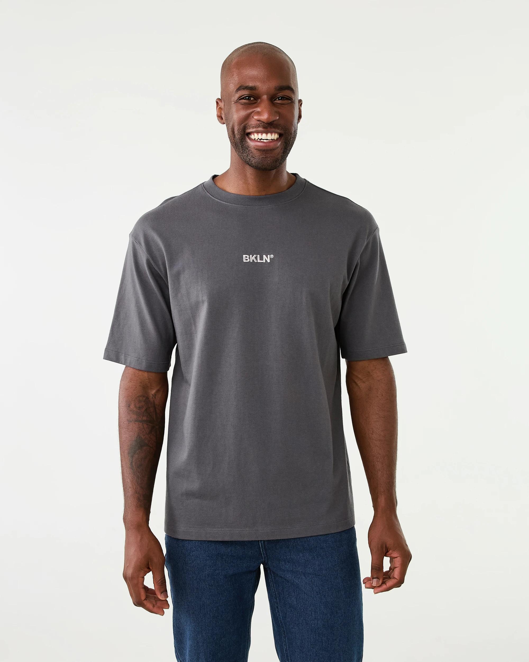 1 Oversized Heavyweight T-shirt Gry Lava, 1 of 6