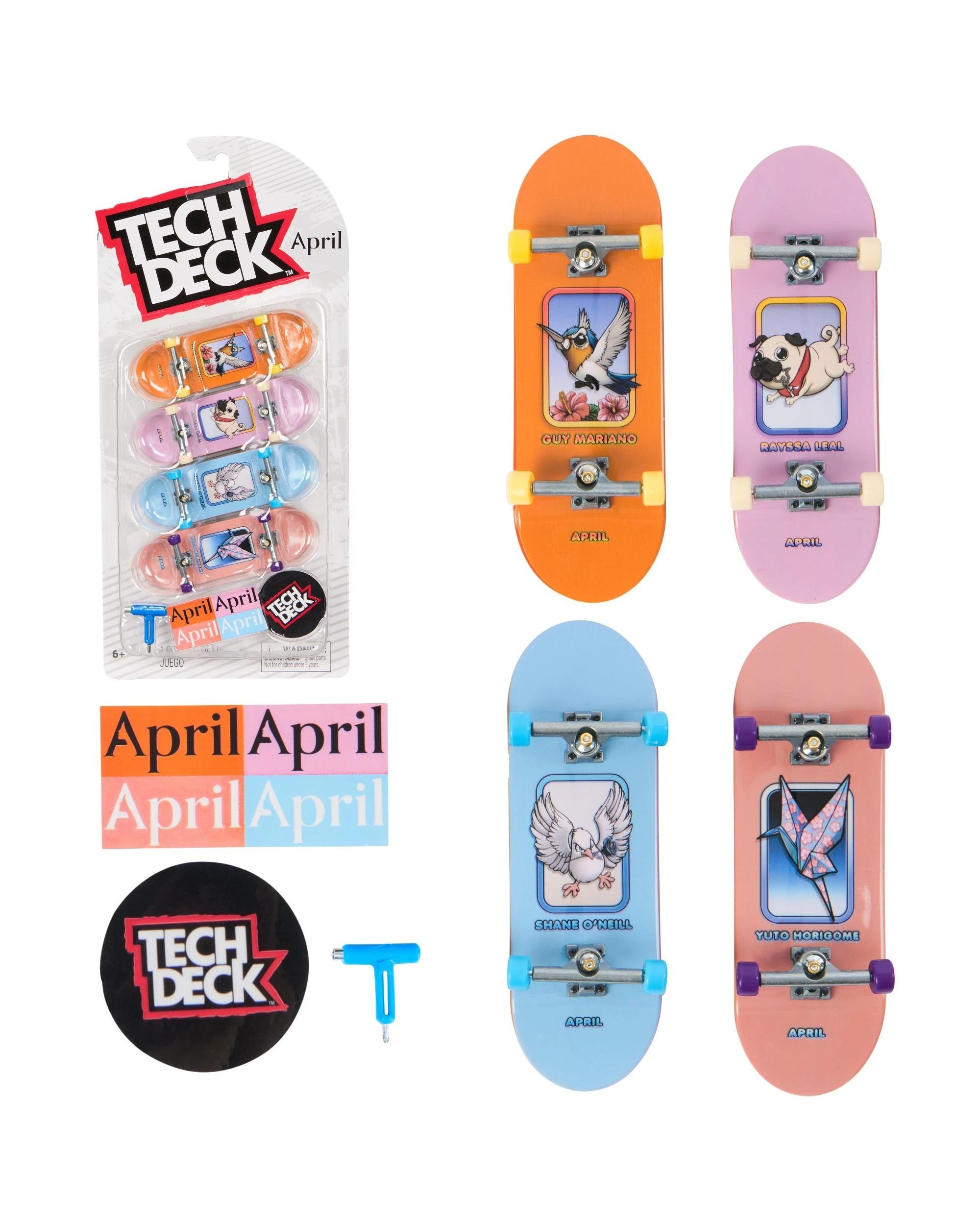 2 Tech Deck Multipack April 4 Pack, 2 of 5