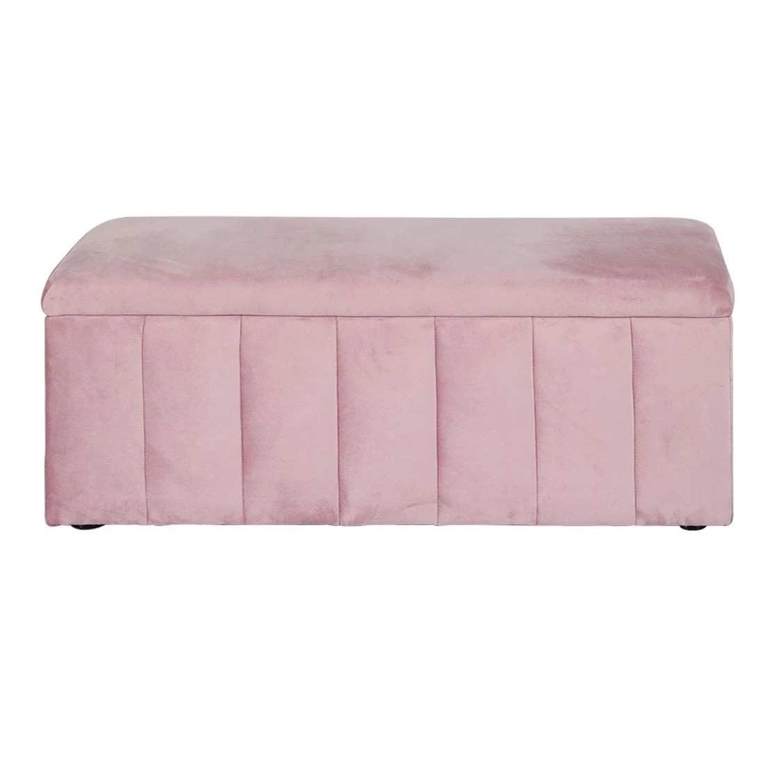 4 Artiss Storage Ottoman Blanket Box 103cm - Pink, 4 of 7