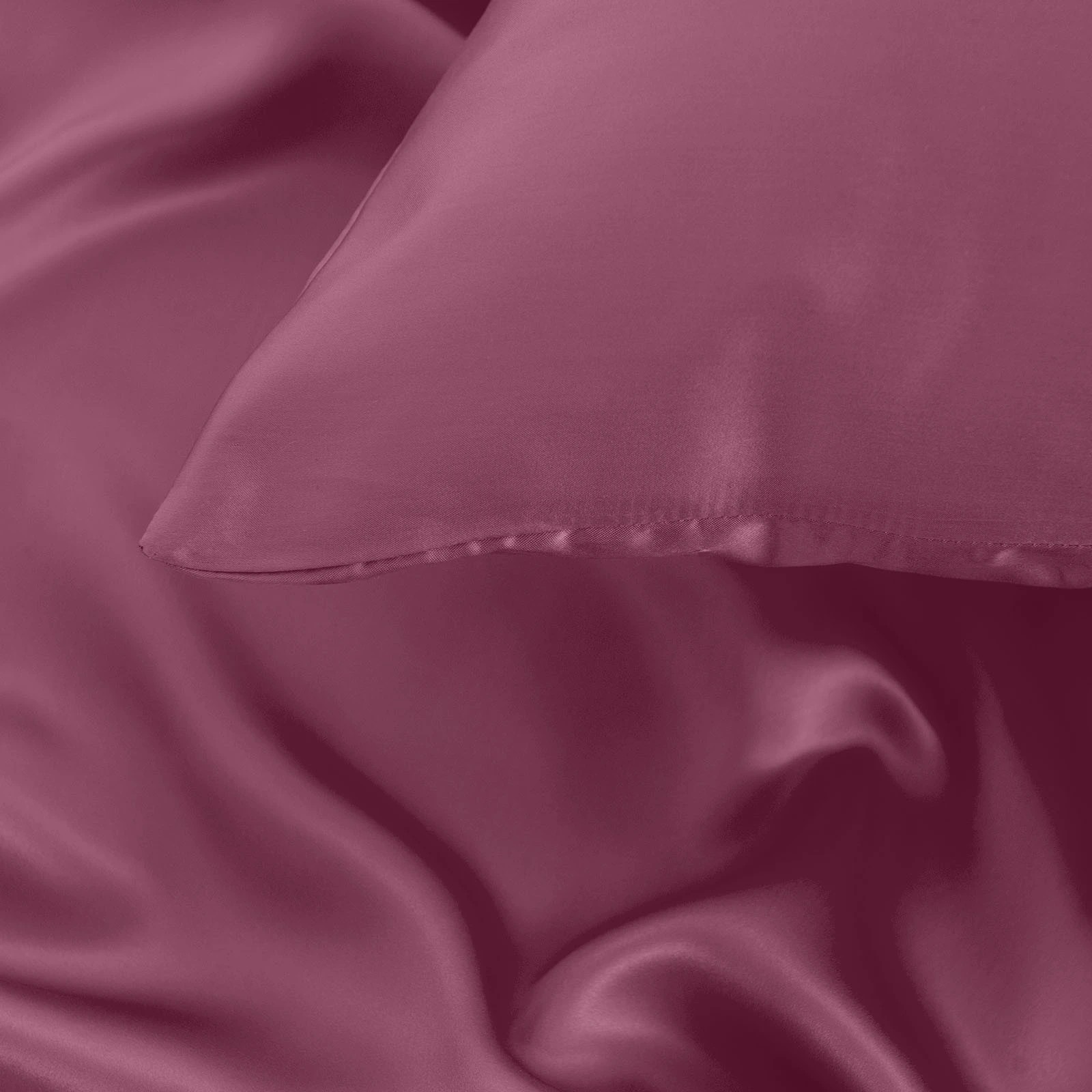 8 Royal Comfort Pure Silk Pillow Case 100% Mulberry Silk Hypoallergenic Pillowcase - Red, 8 of 10