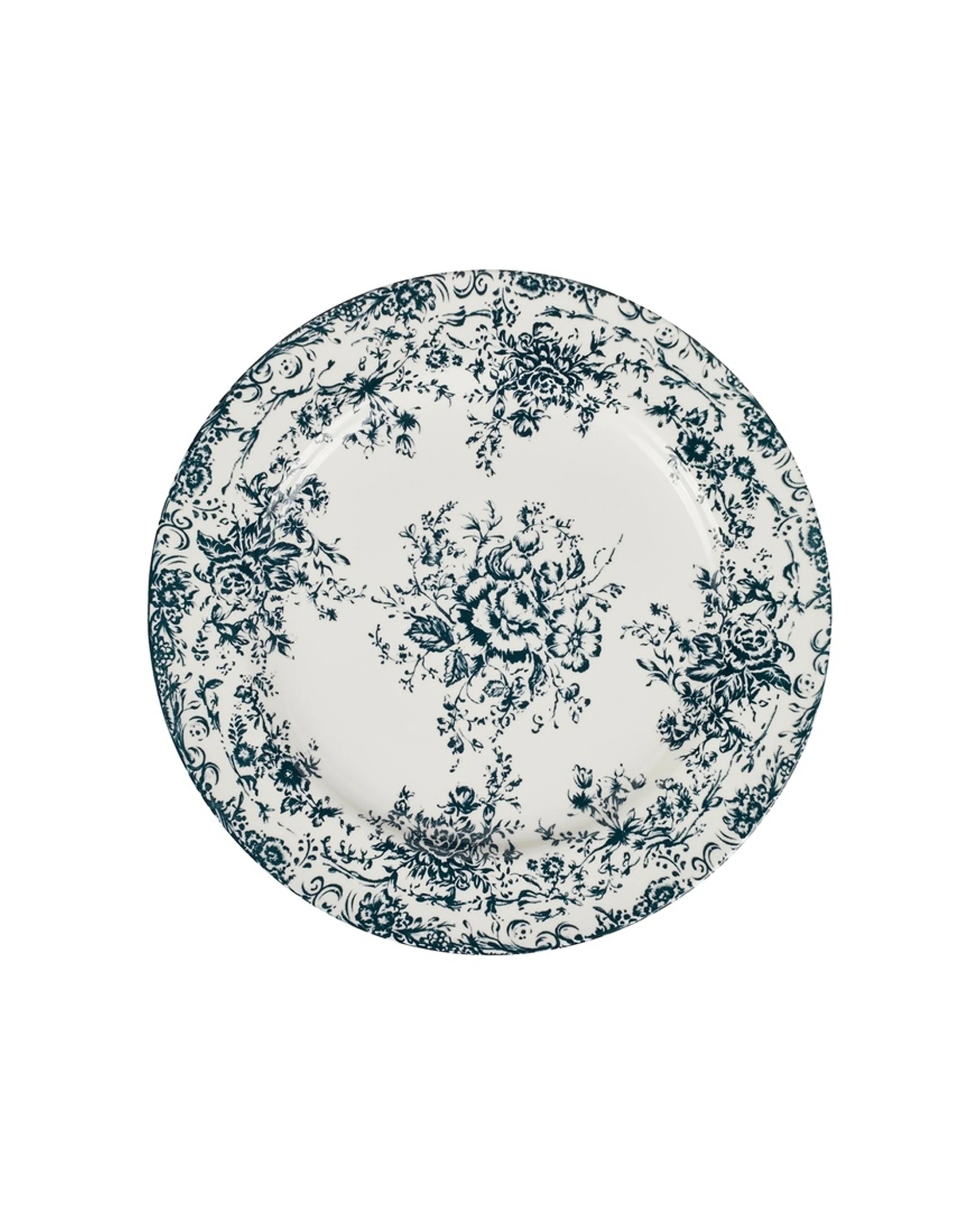 2 Casa Domani Round Porcelain Platter Plate 33cm - Blue, 2 of 3