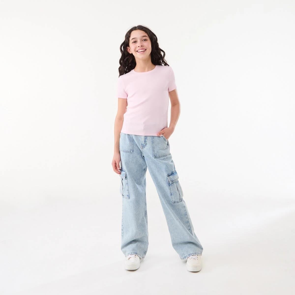 5 Short Sleeve Rib Top BALLERINA, 5 of 6