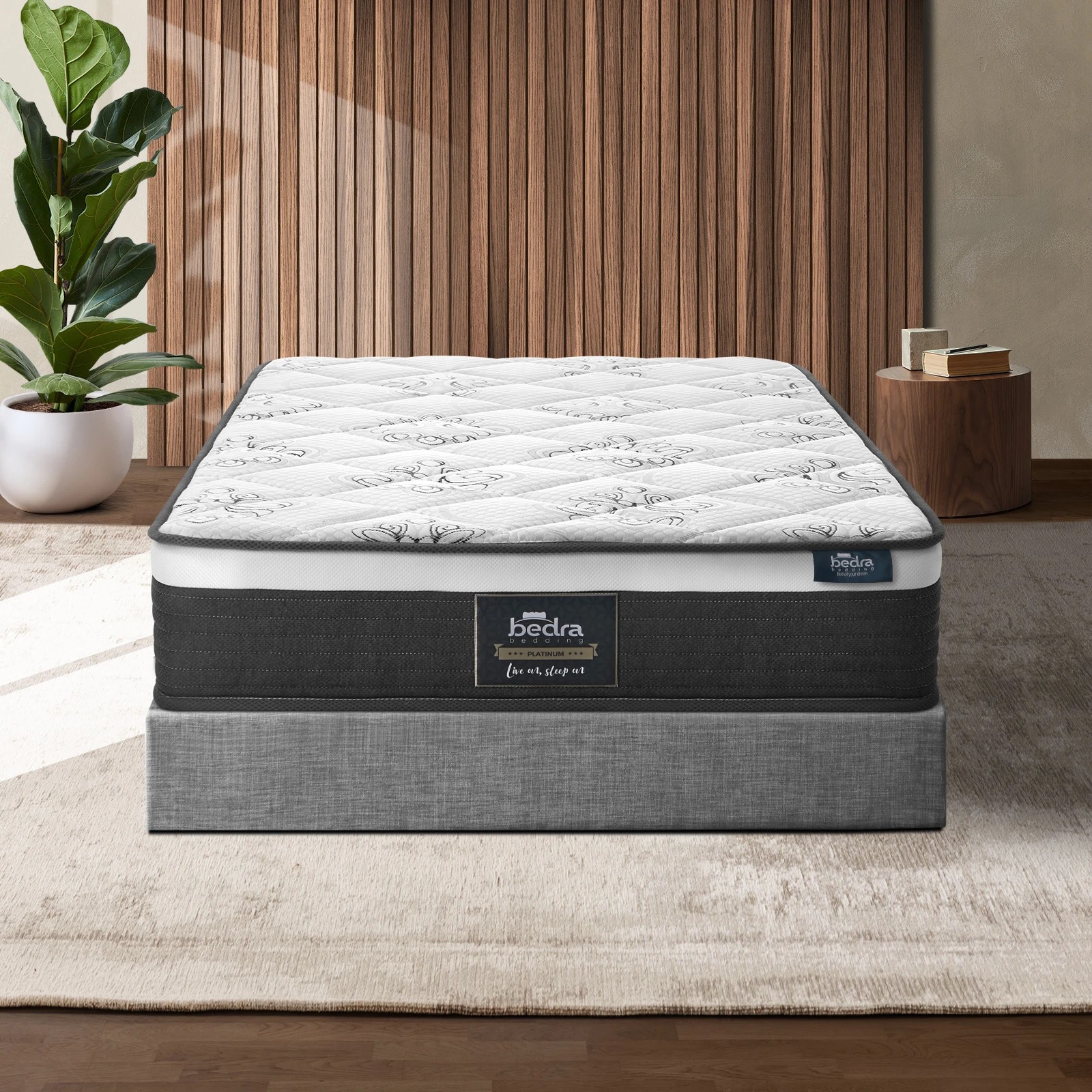 3 Bedra Bedding Mattress Luxury Foam Bed Firm Pocket Spring 30cm King
 - Multi, 3 of 5